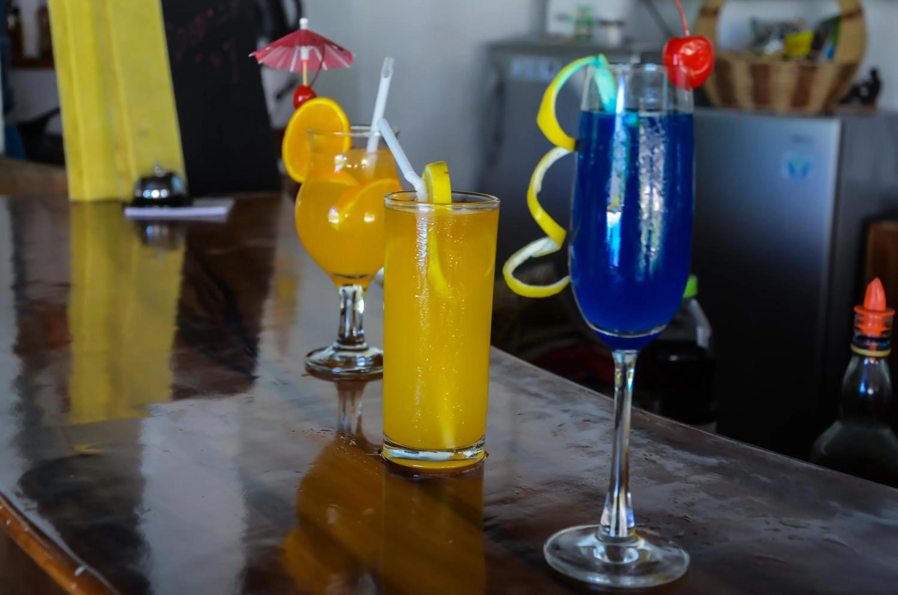 Drinks in Vanilla Sky Dive Resort