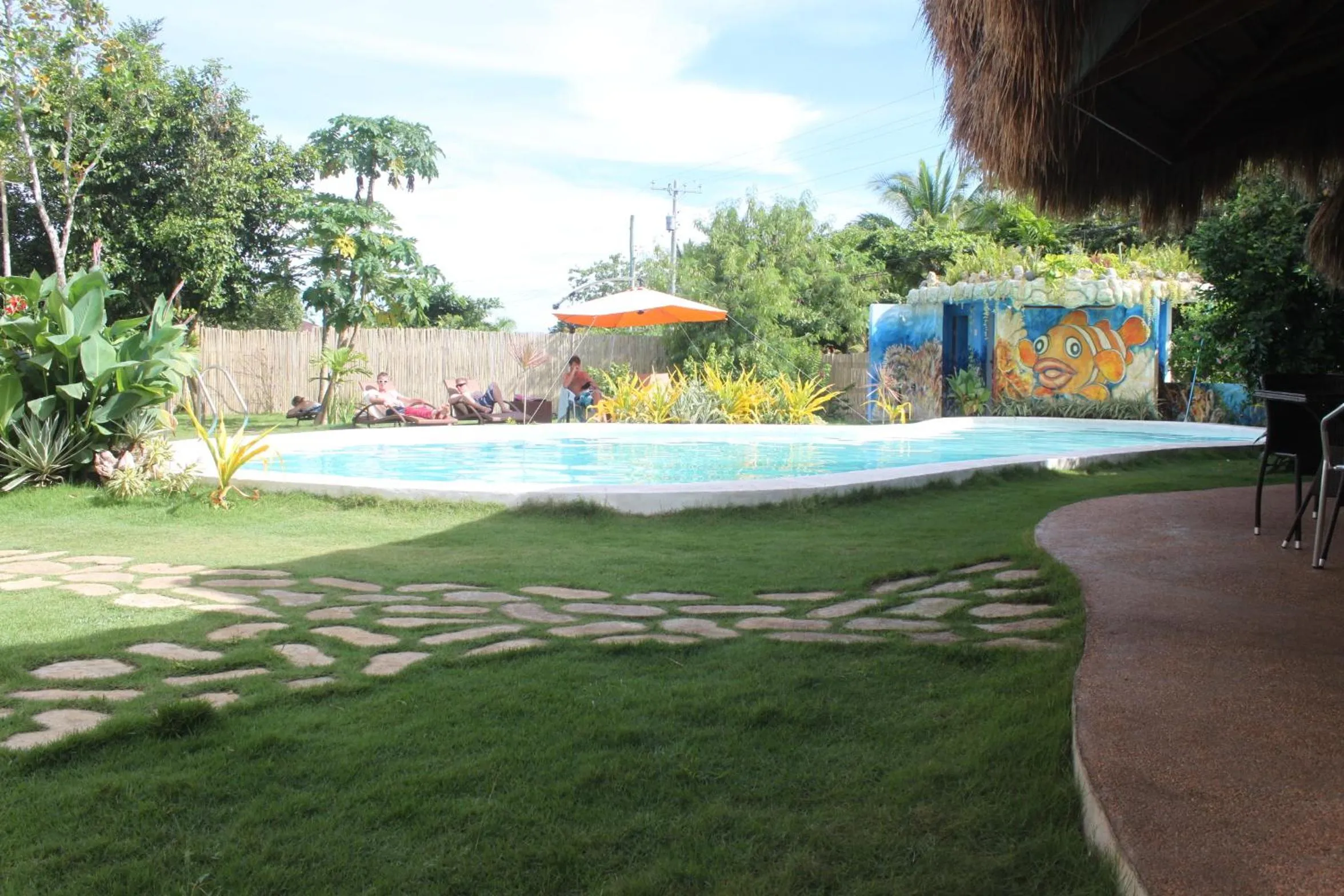 Garden in Vanilla Sky Dive Resort