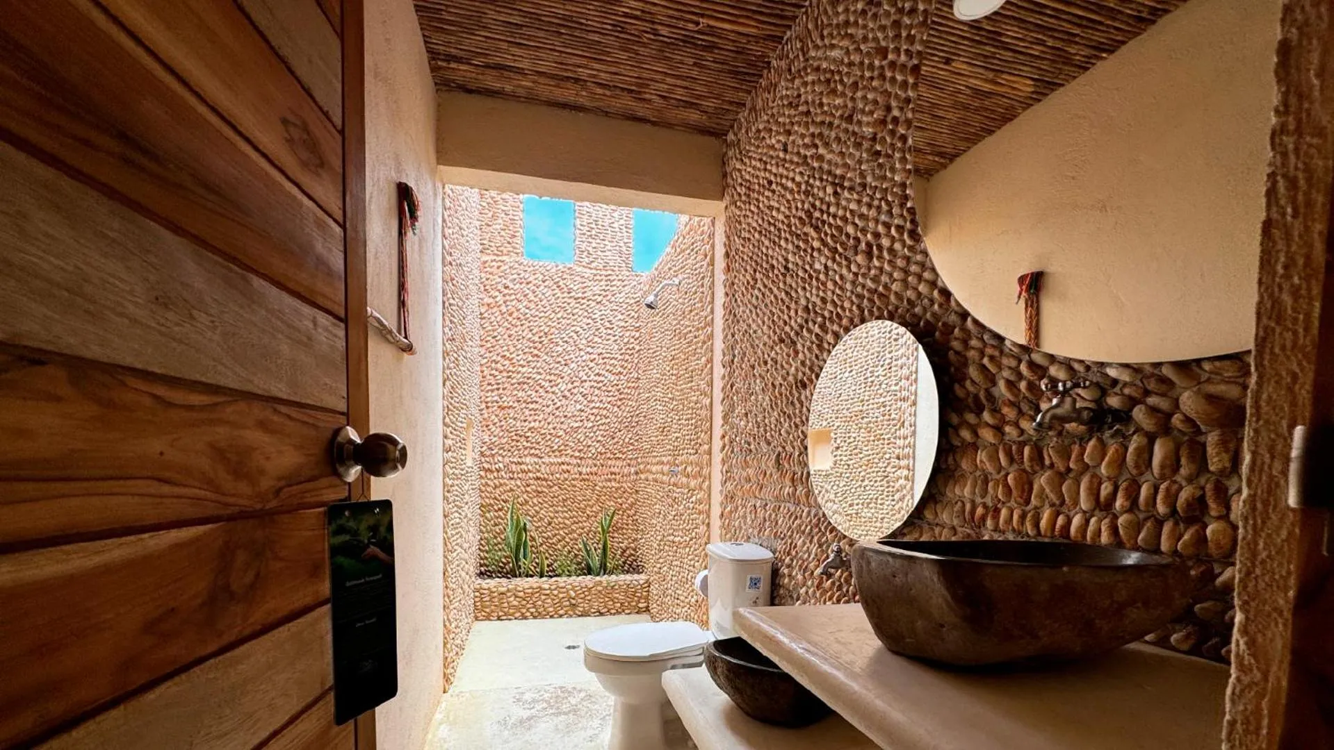 Shower in Hotel Wayira Beach