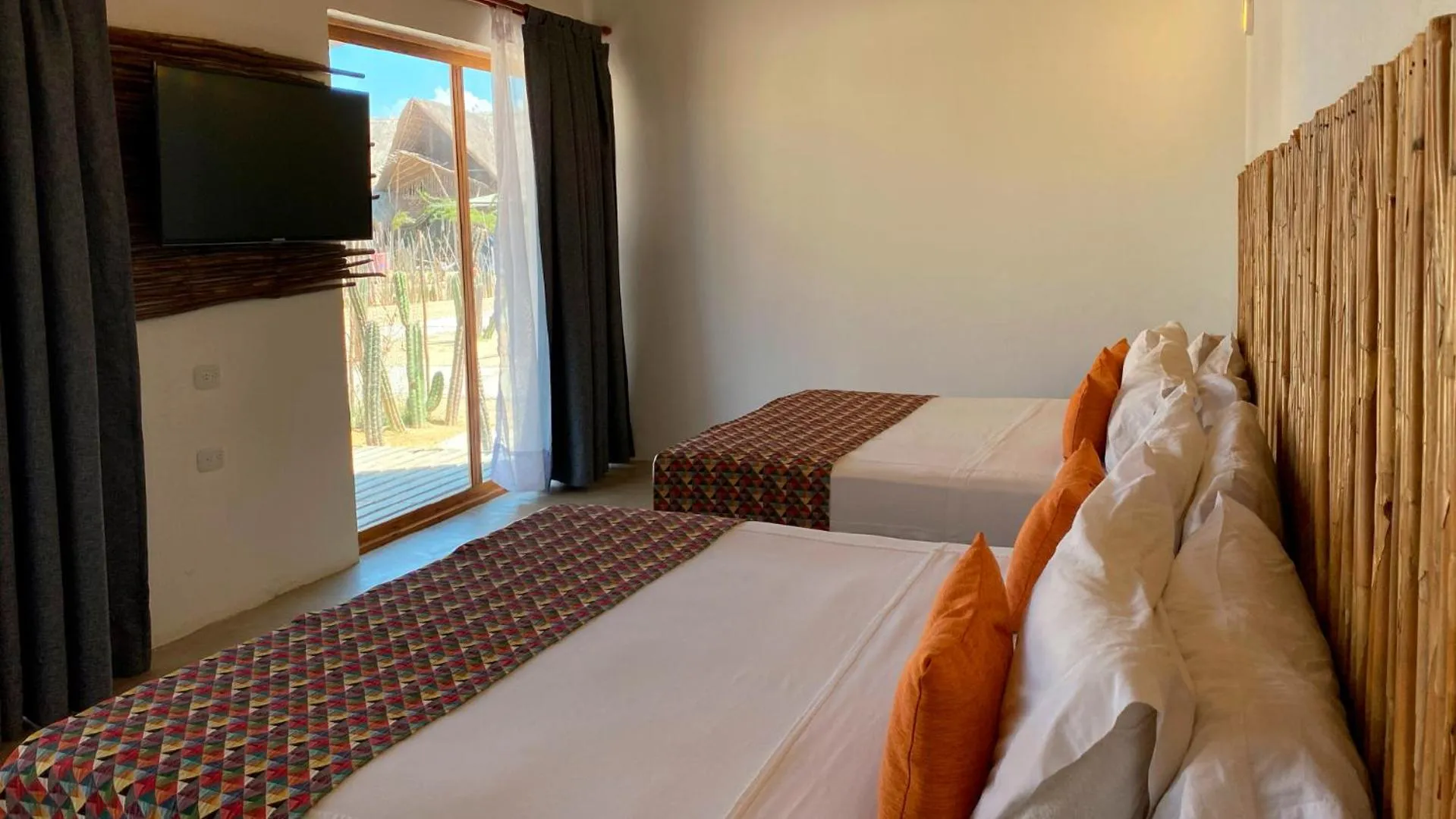 Bed in Hotel Wayira Beach