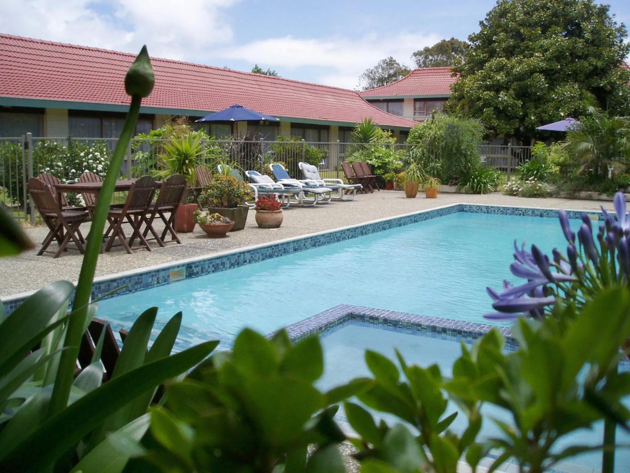 Swimming pool in Airport Gold Star Motel