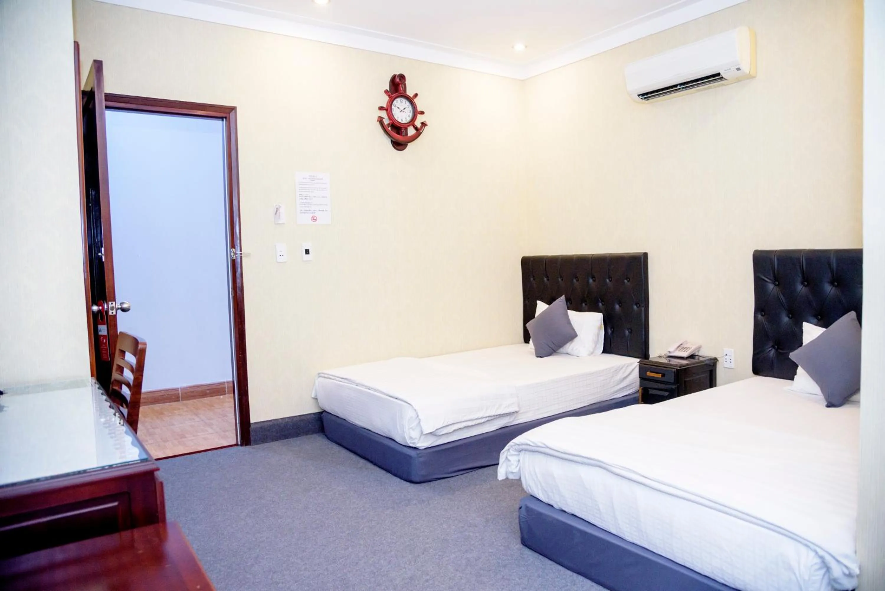 Bed in Ha Trinh Hotel