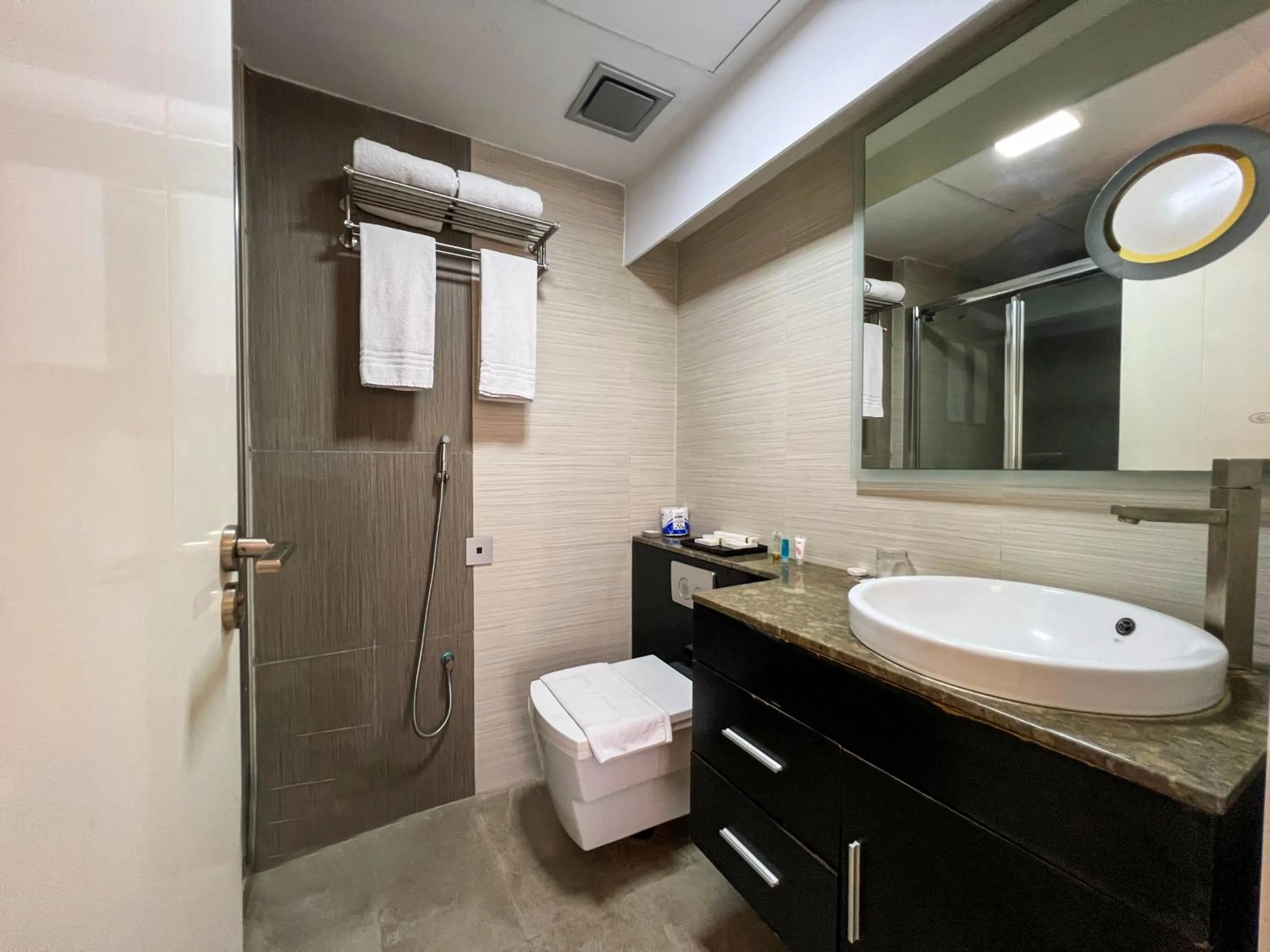 Bathroom in Coventina Lake Suites