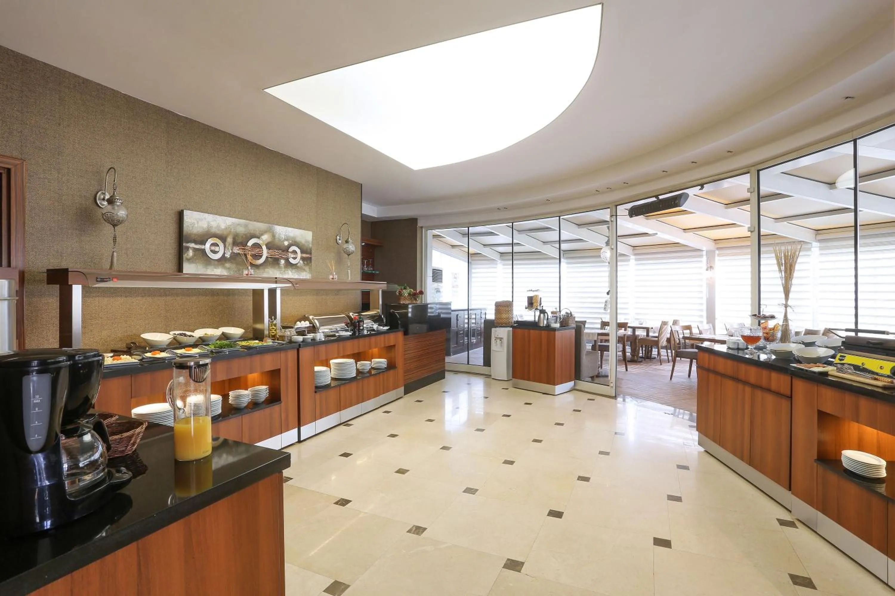 Buffet breakfast in Balturk House Hotel