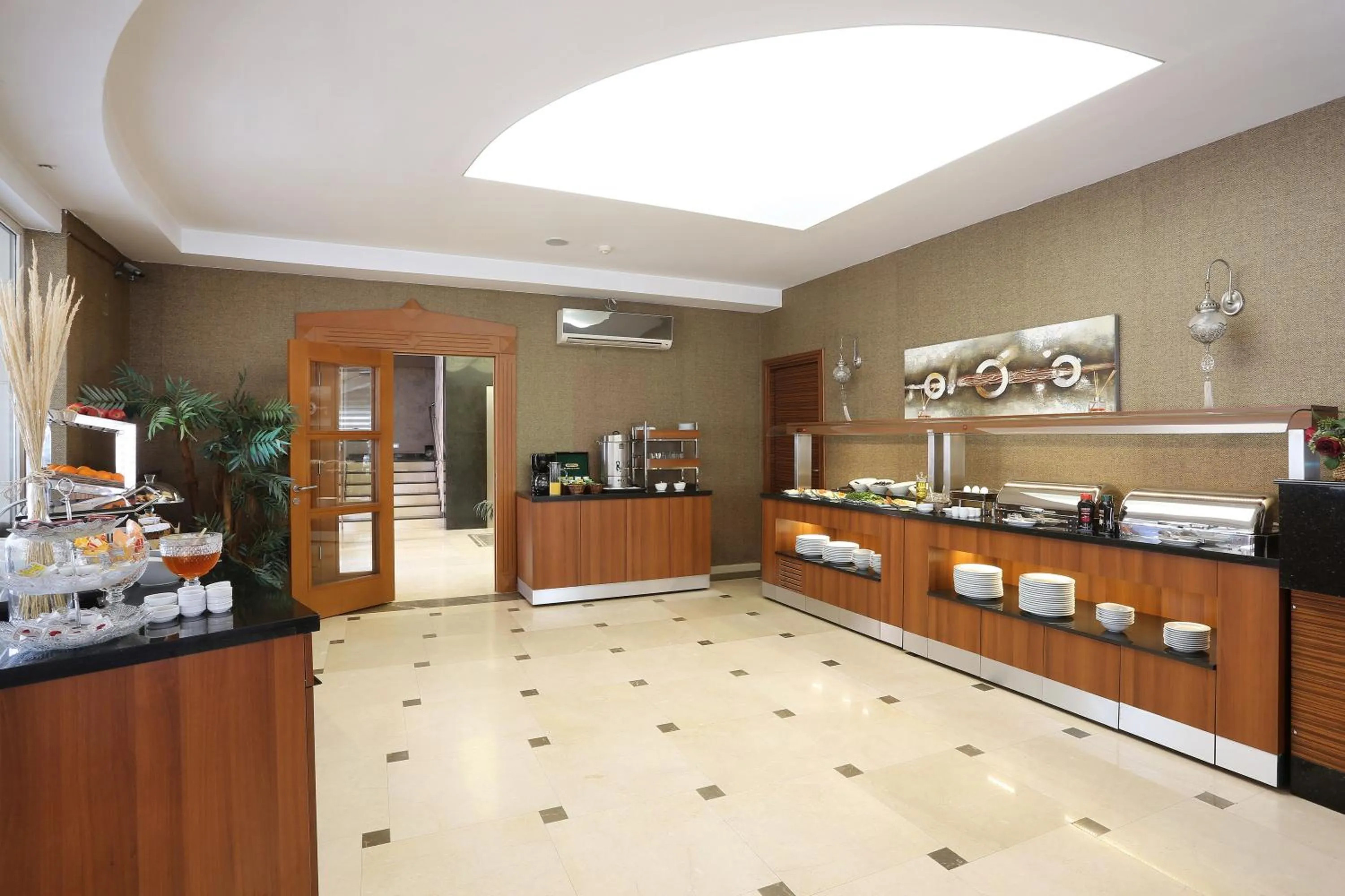 Buffet breakfast in Balturk House Hotel