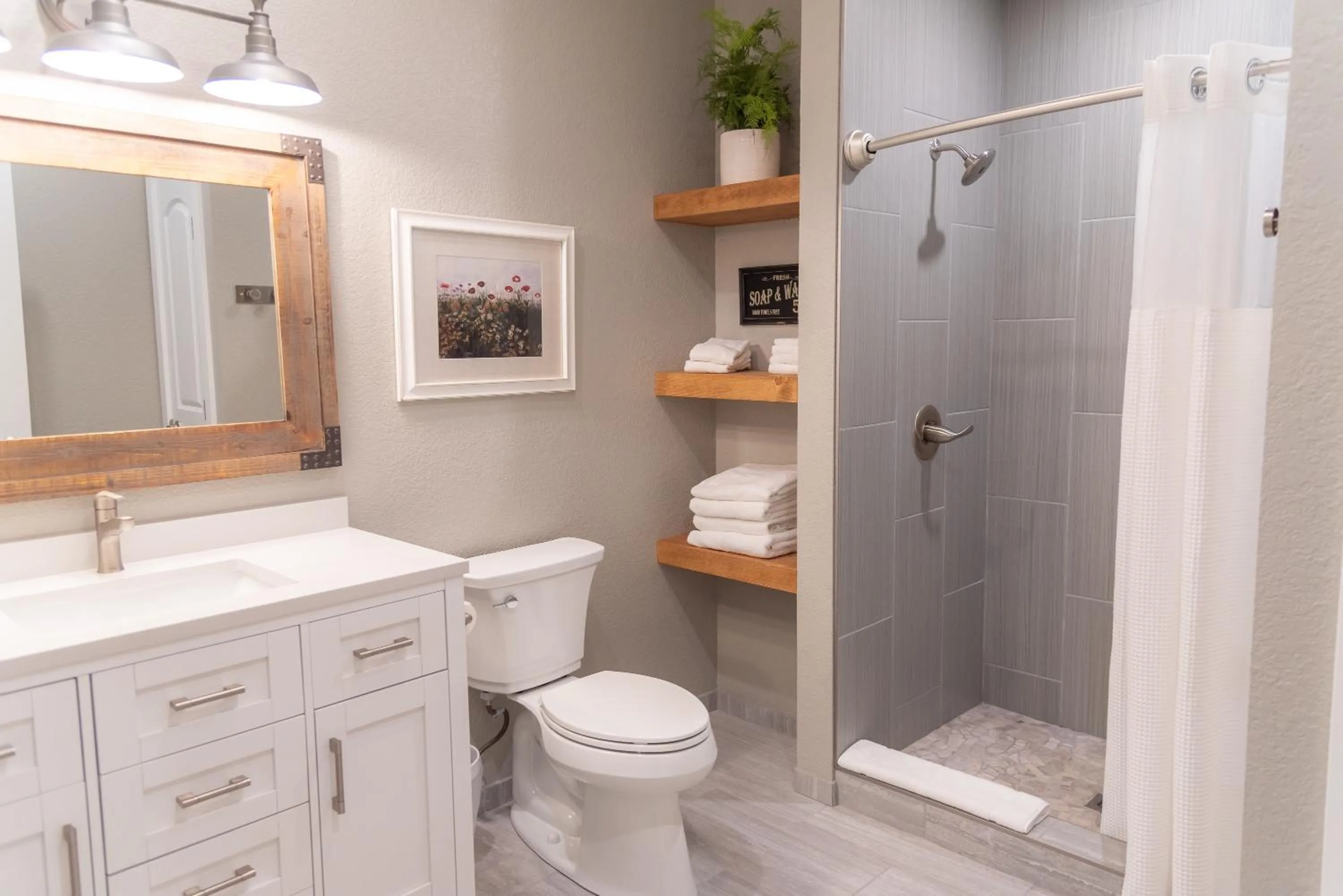 Bathroom in Colony Suites