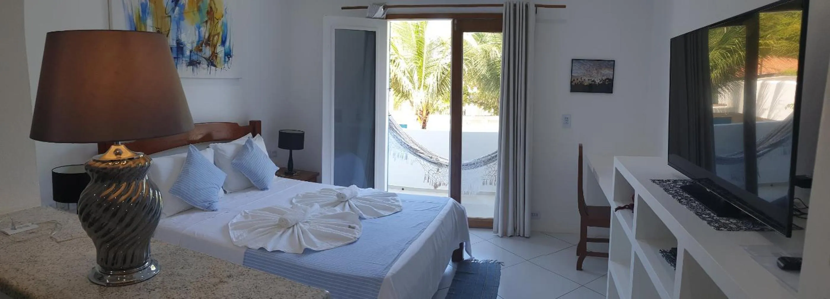 Bed in Pousada Caminho da Praia