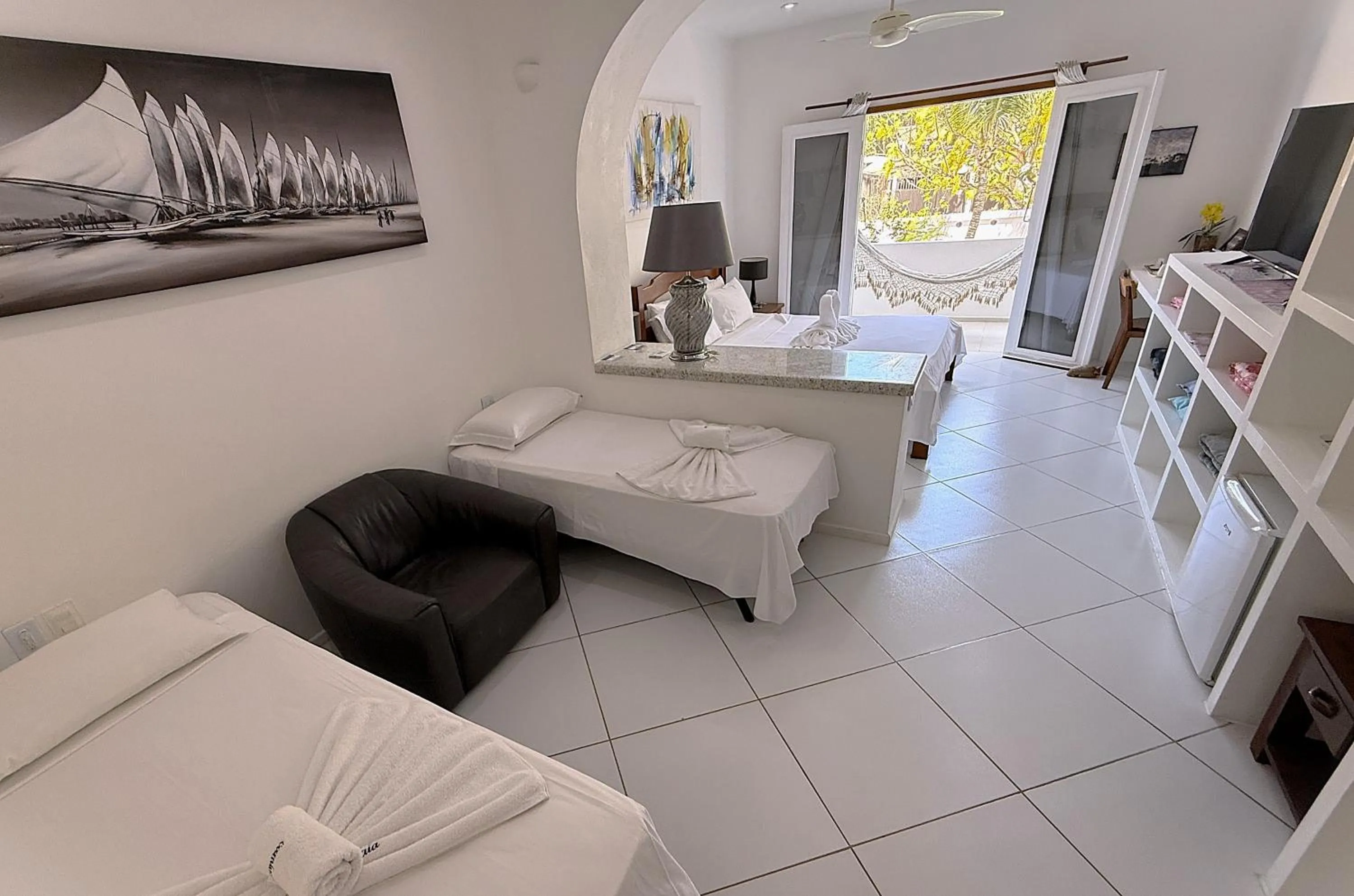 Bedroom, Bed in Pousada Caminho da Praia