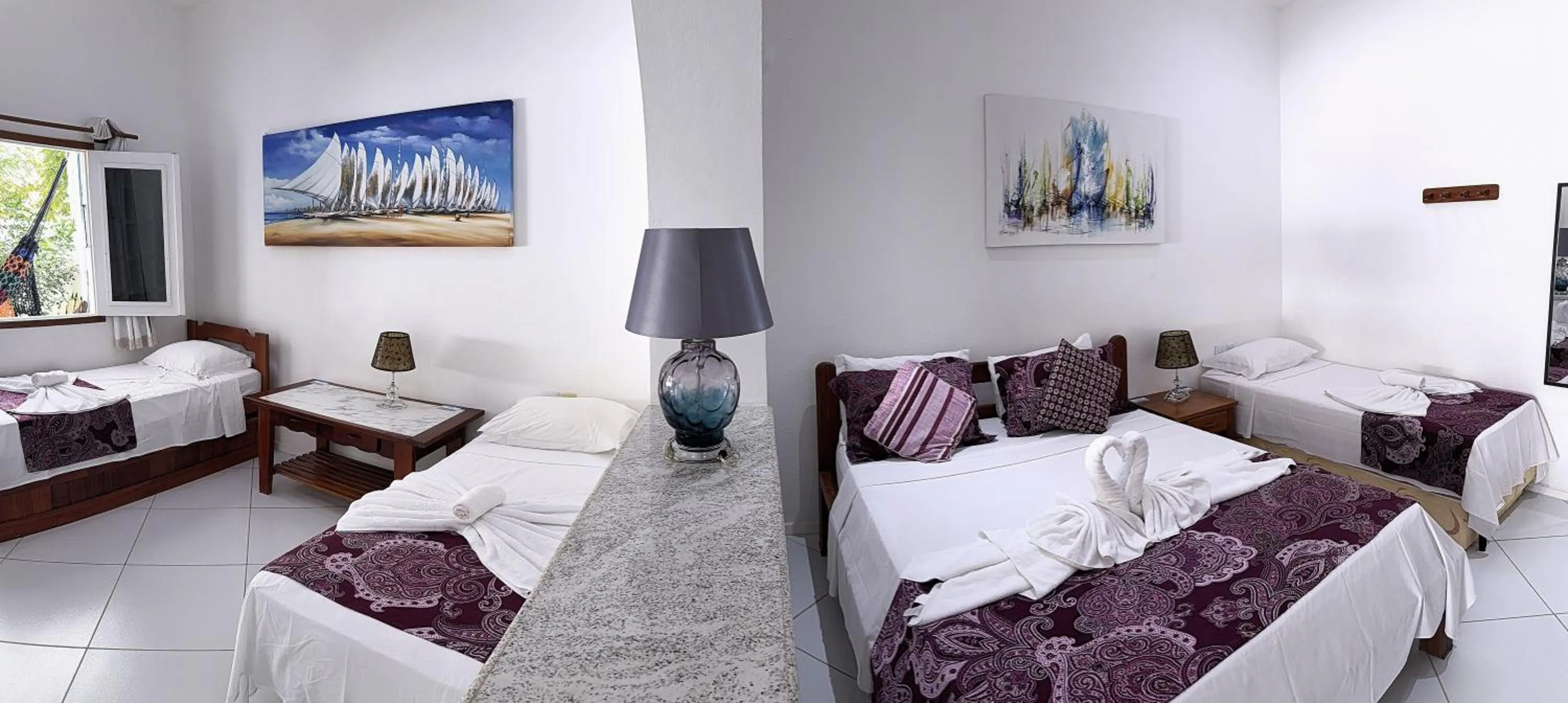 Bed in Pousada Caminho da Praia