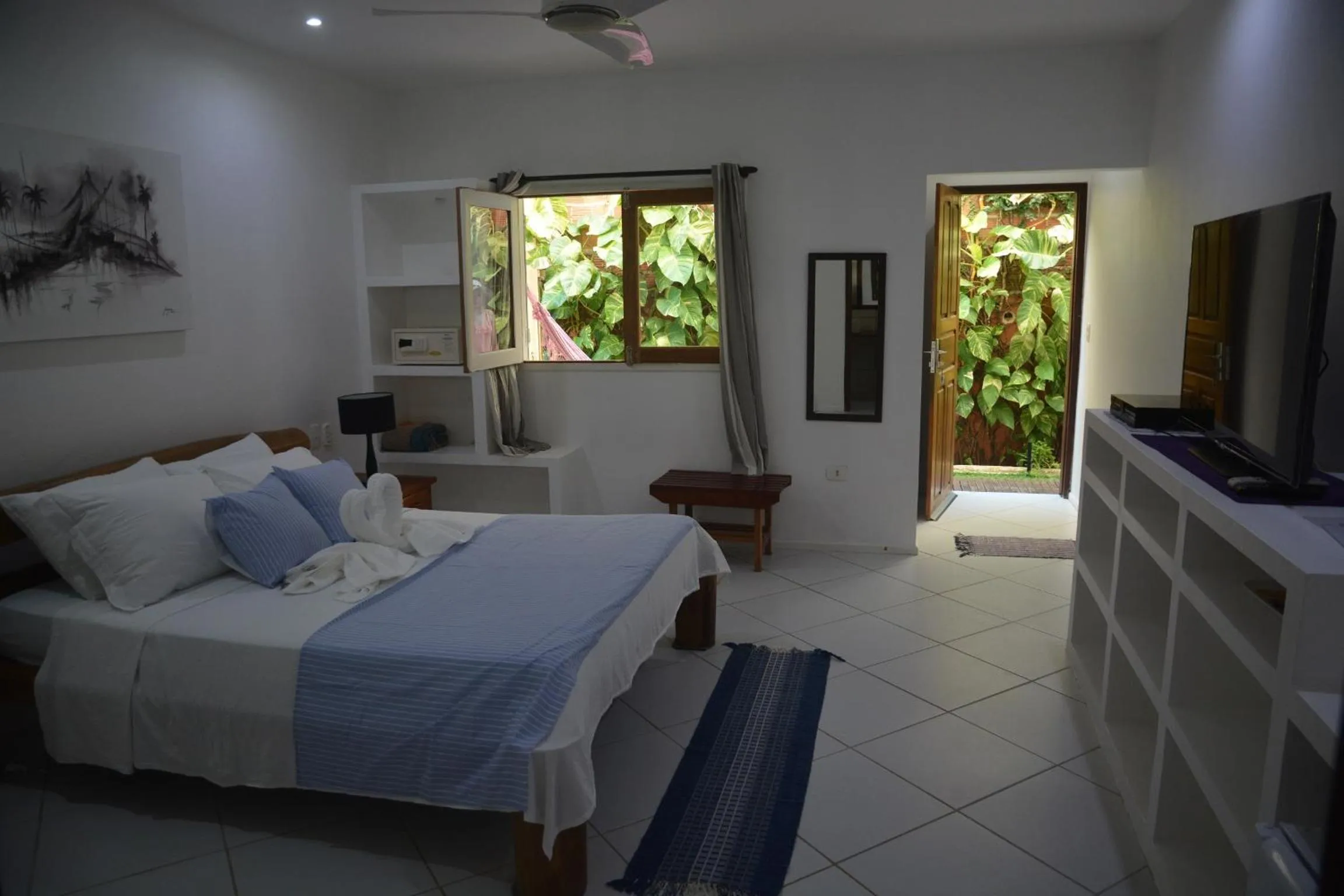 Bed in Pousada Caminho da Praia