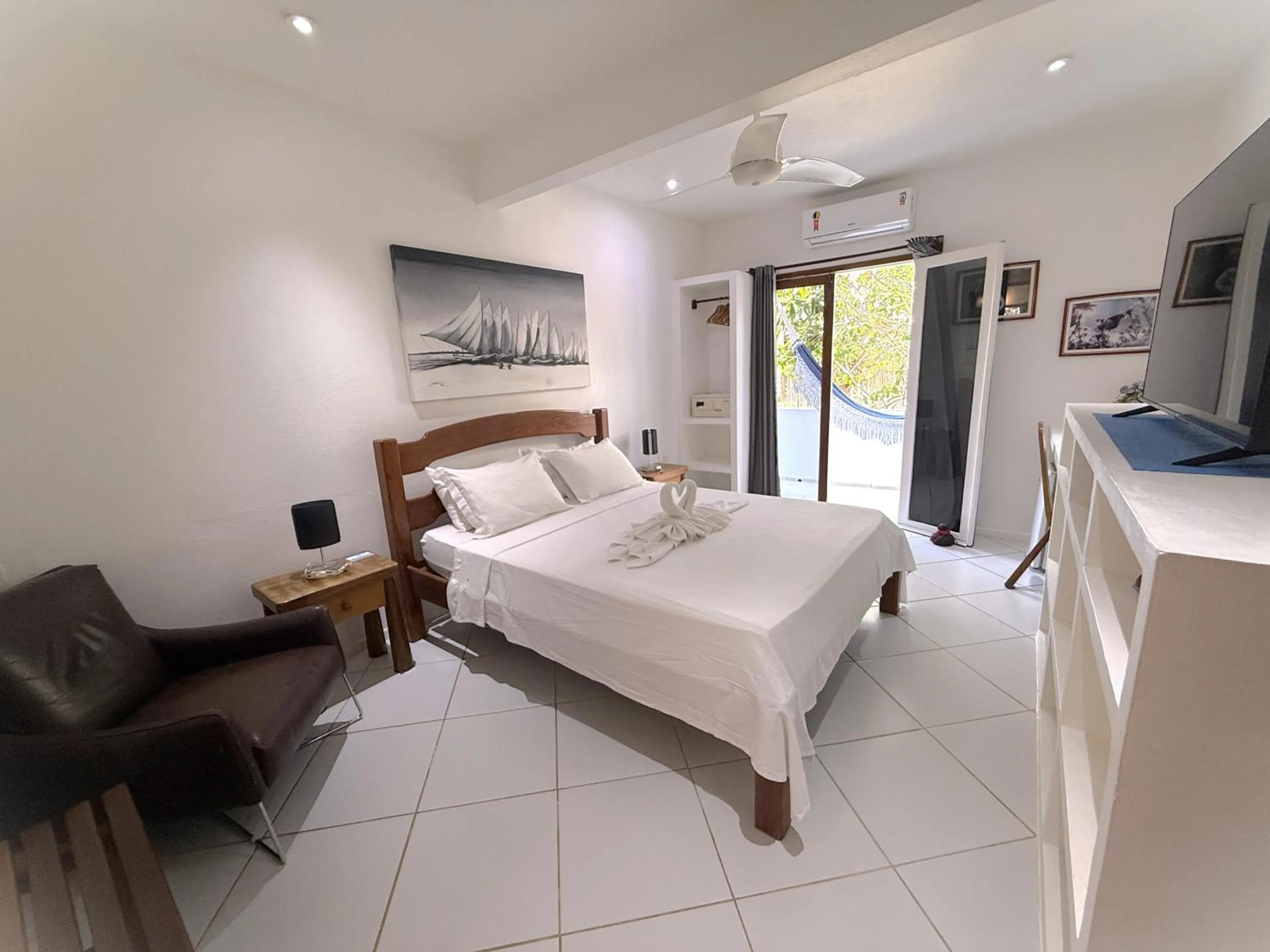 Bedroom, Bed in Pousada Caminho da Praia