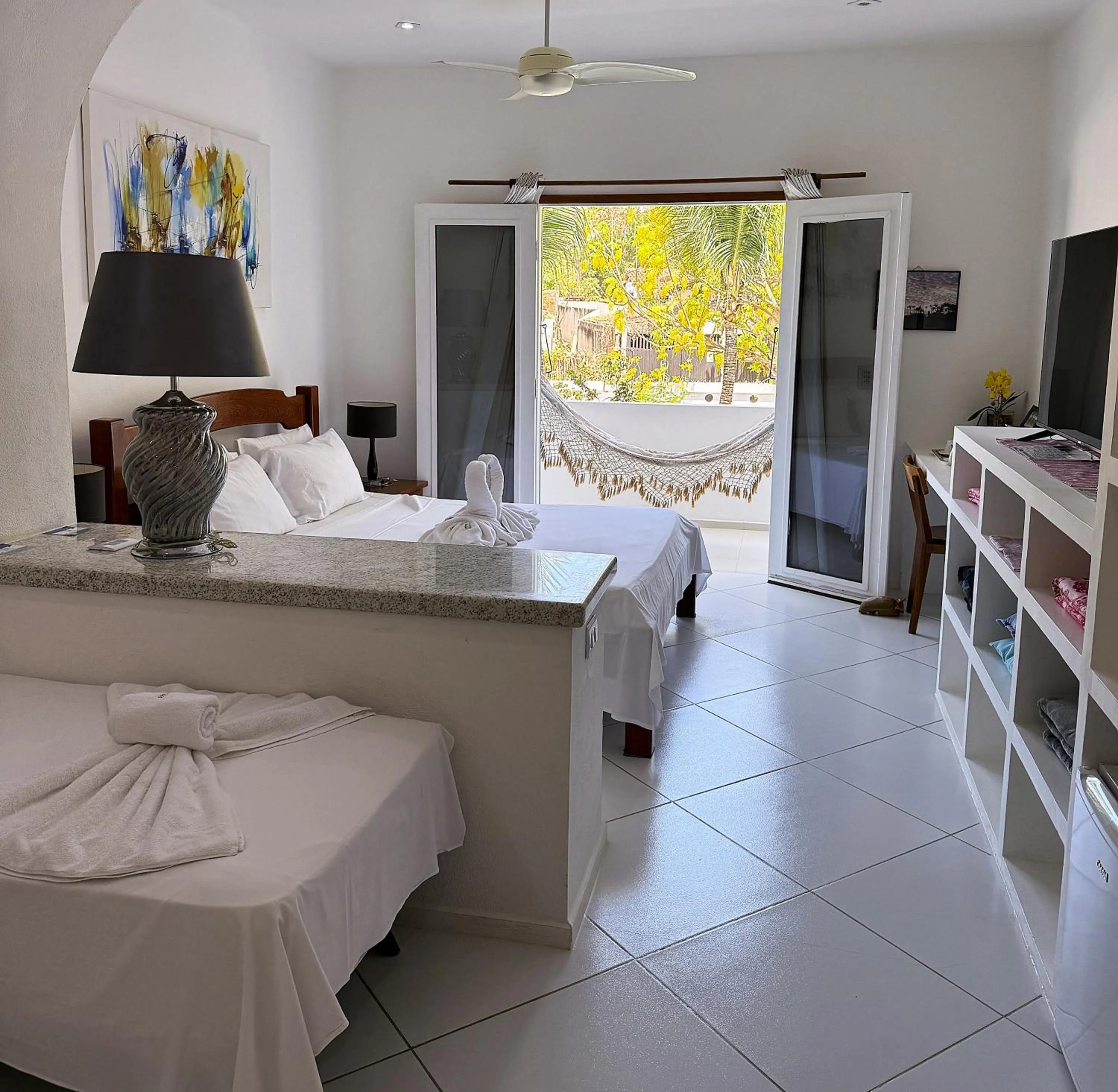 Bedroom, Bed in Pousada Caminho da Praia