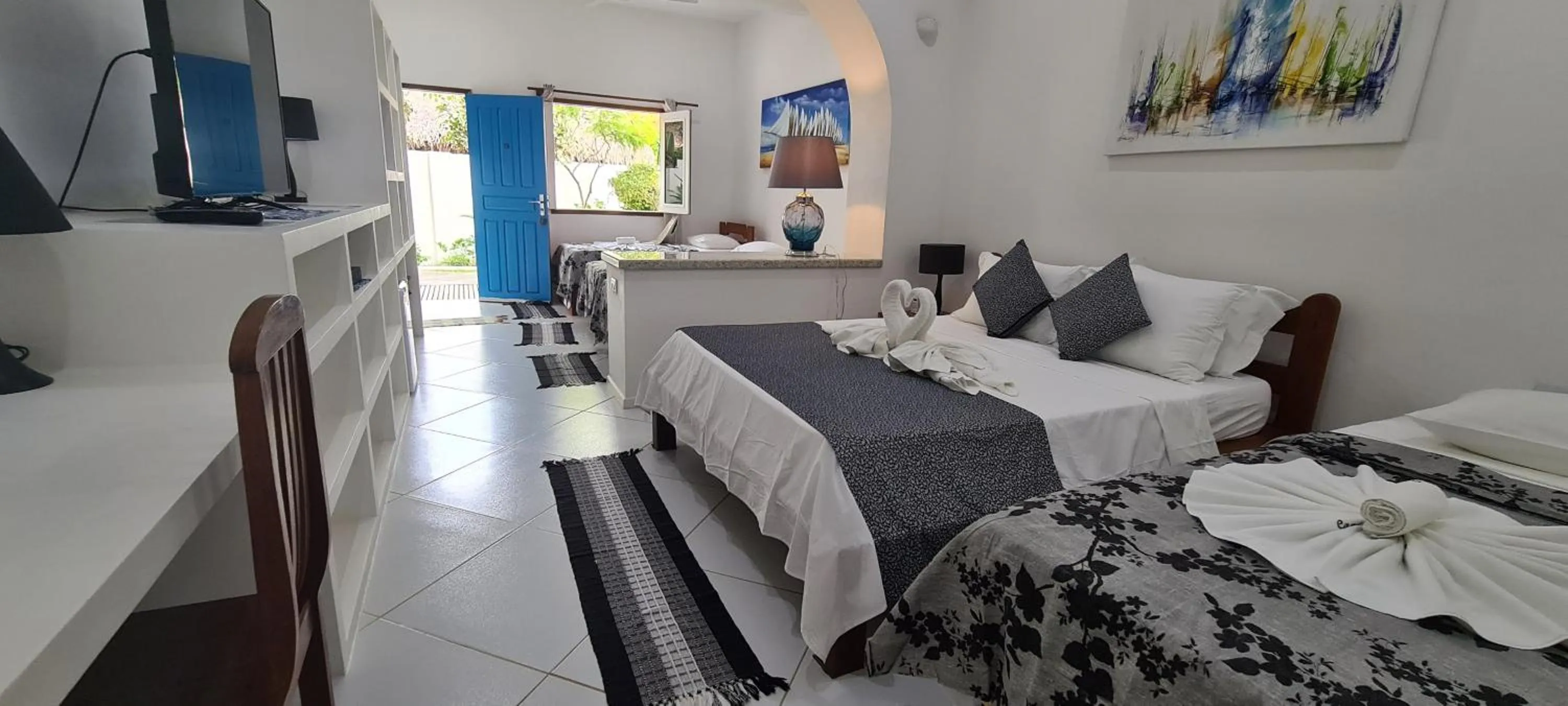 Bed in Pousada Caminho da Praia