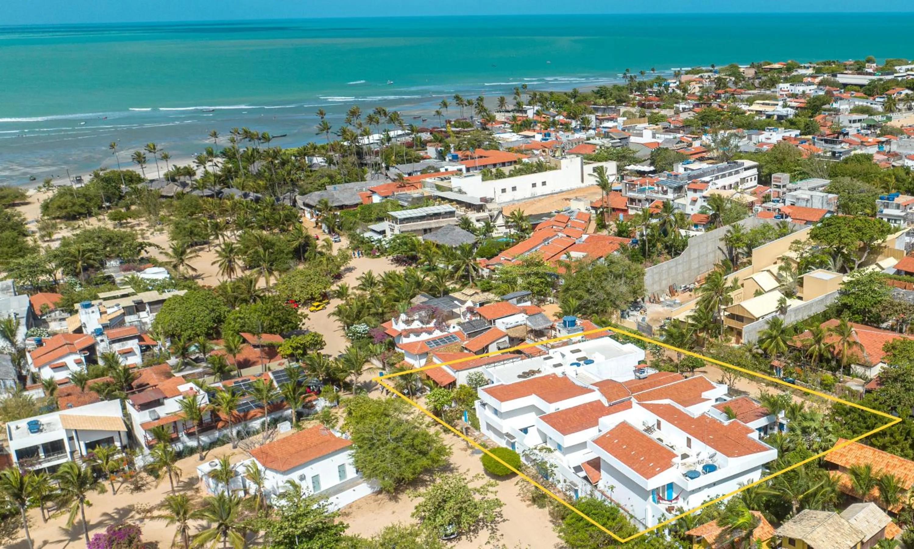 Bird's eye view in Pousada Caminho da Praia