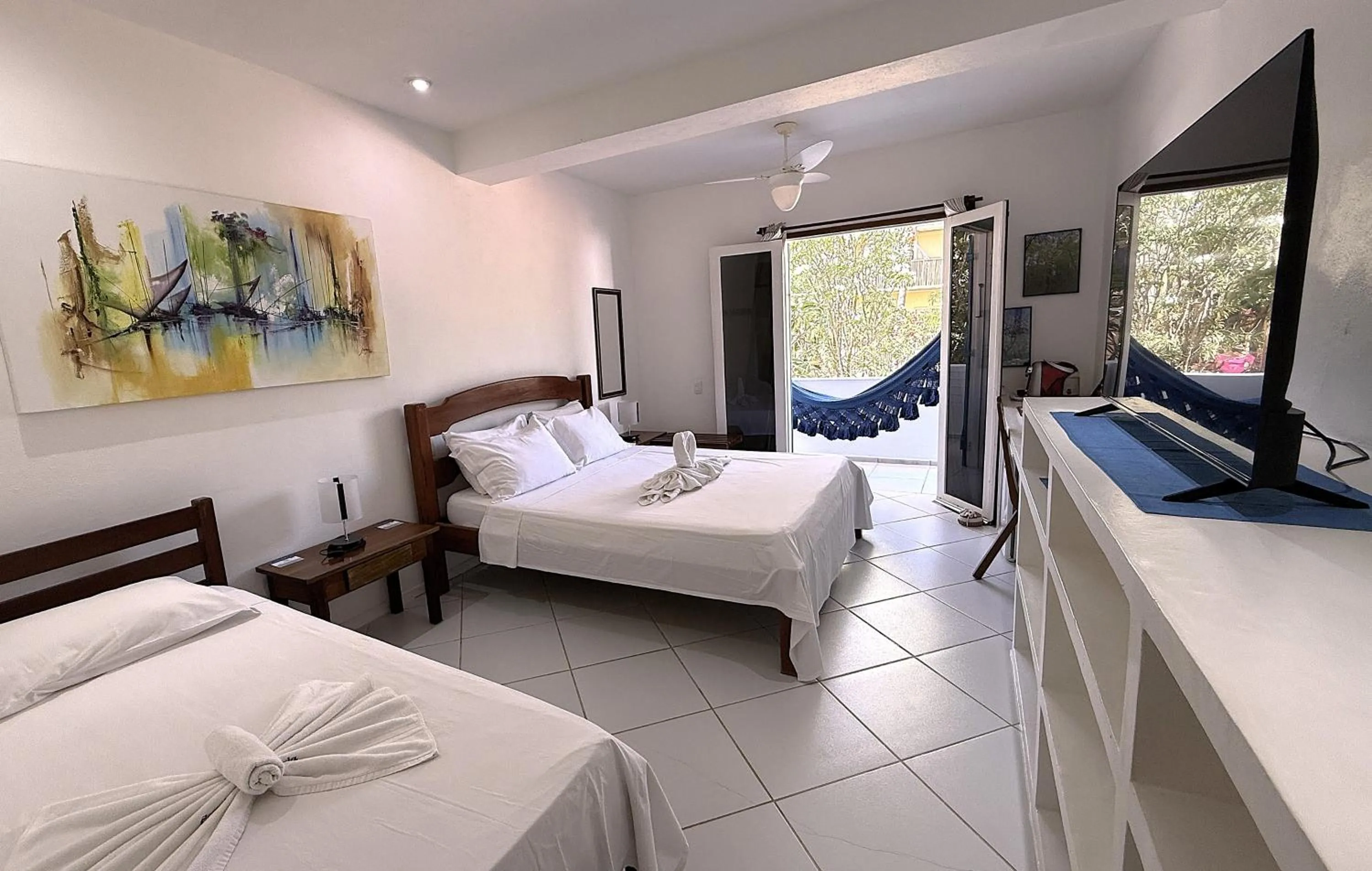 Bedroom, Bed in Pousada Caminho da Praia