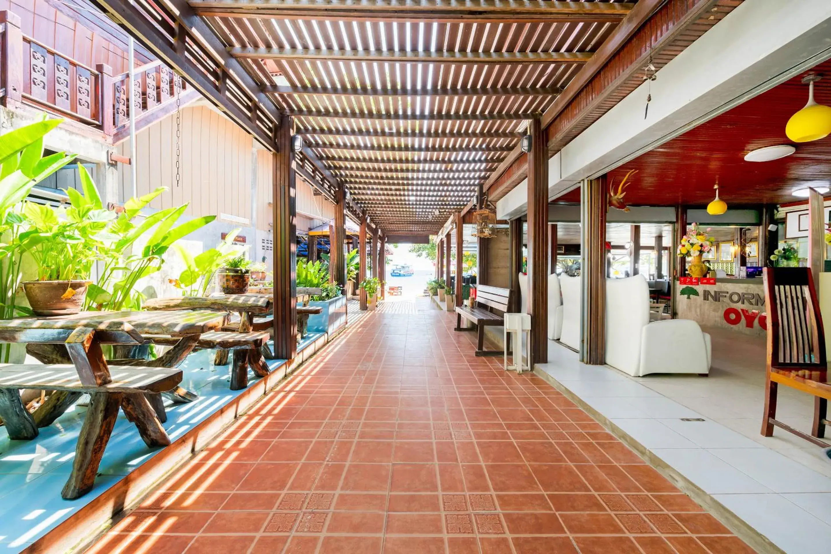 Lobby or reception in Tom Pizza Resort Lobby or reception in Tom Pizza Resort