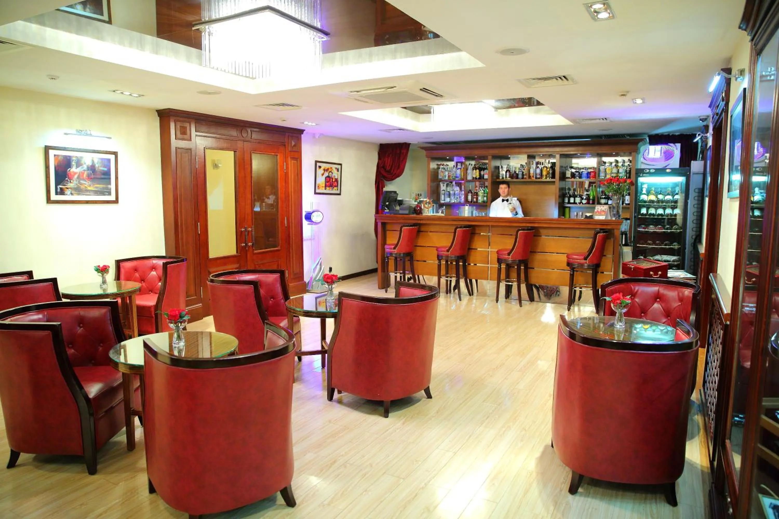 Lounge or bar in Park Hotel Bishkek