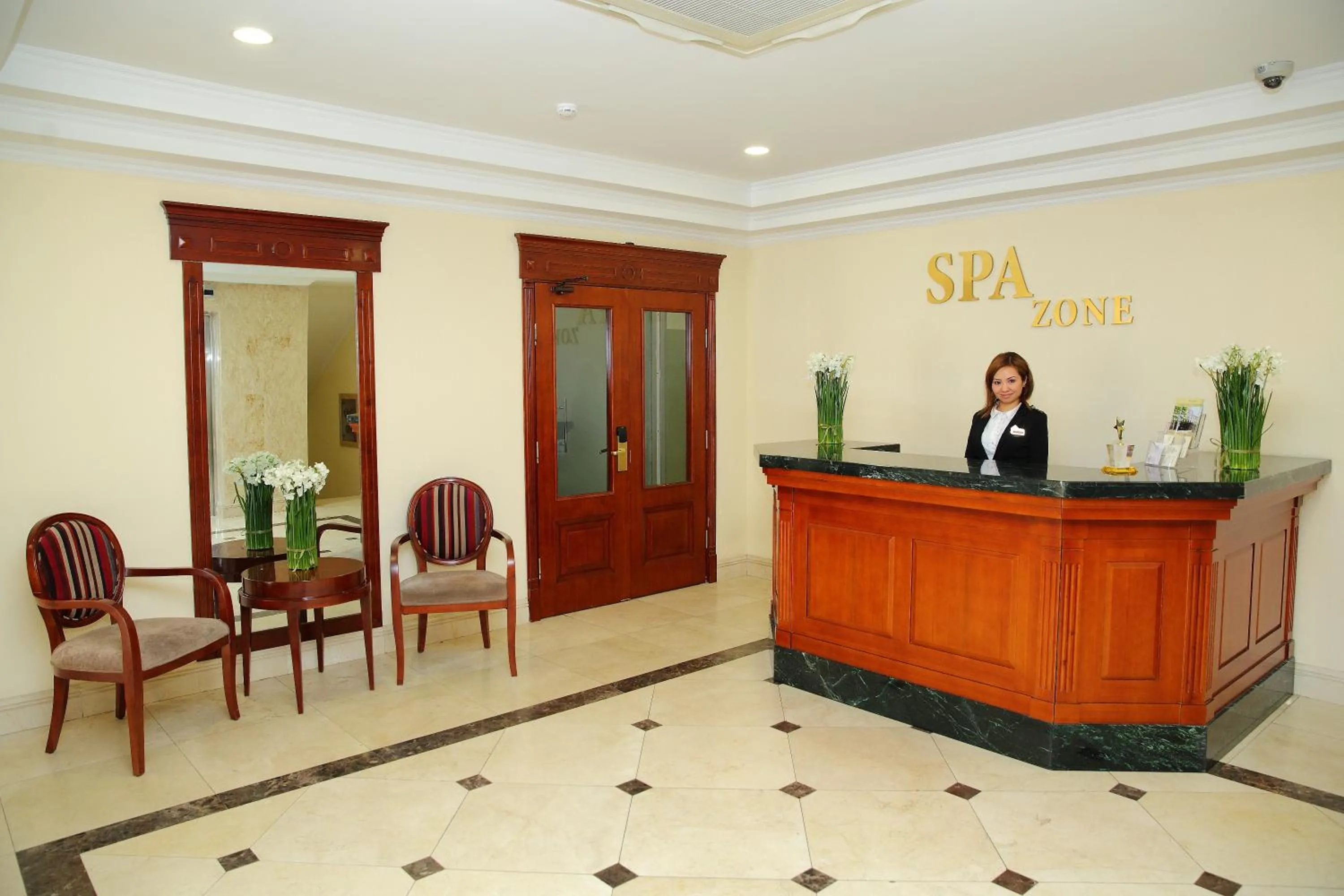 Lobby or reception in Park Hotel Bishkek