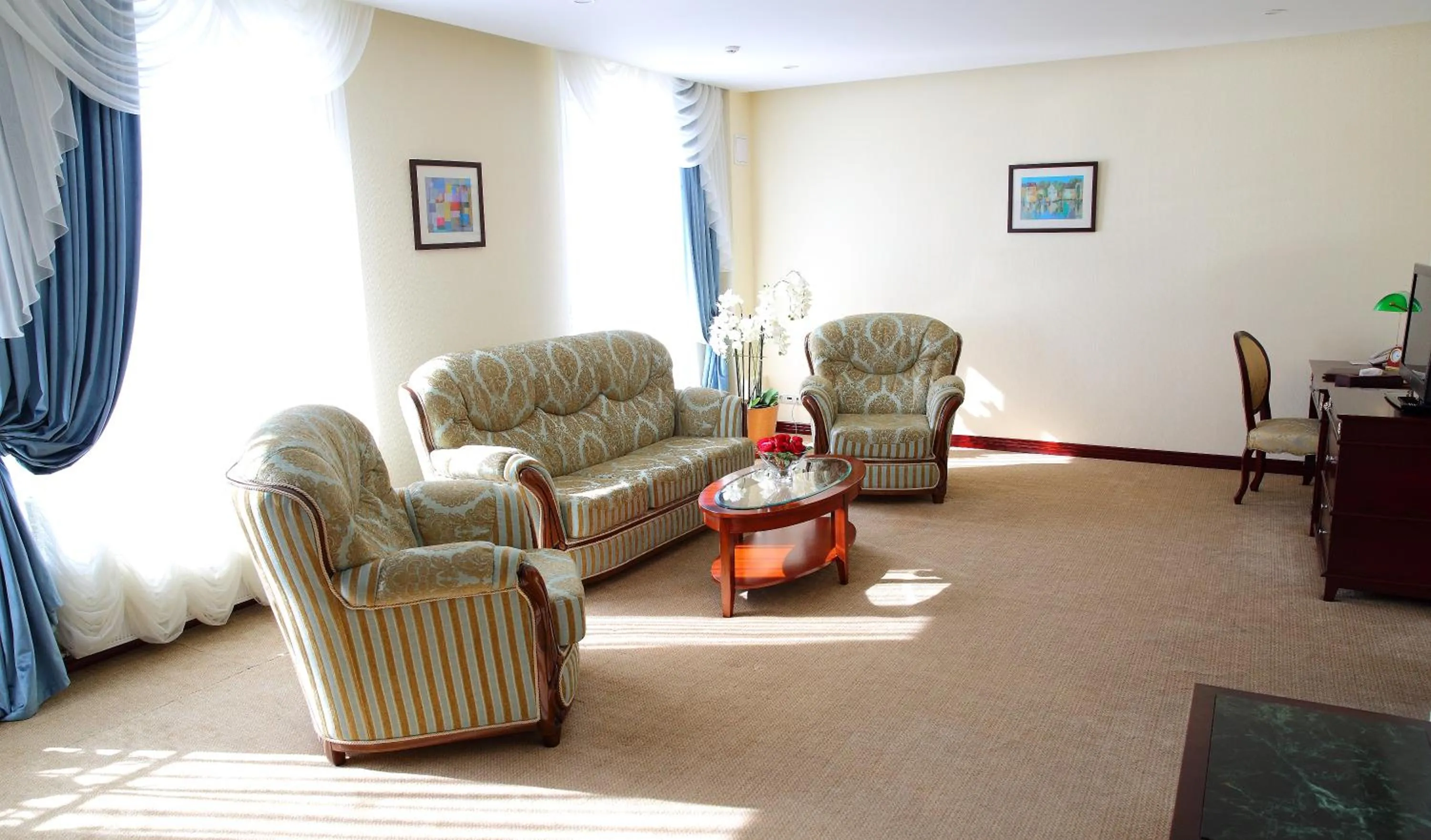 Seating area in Park Hotel Bishkek