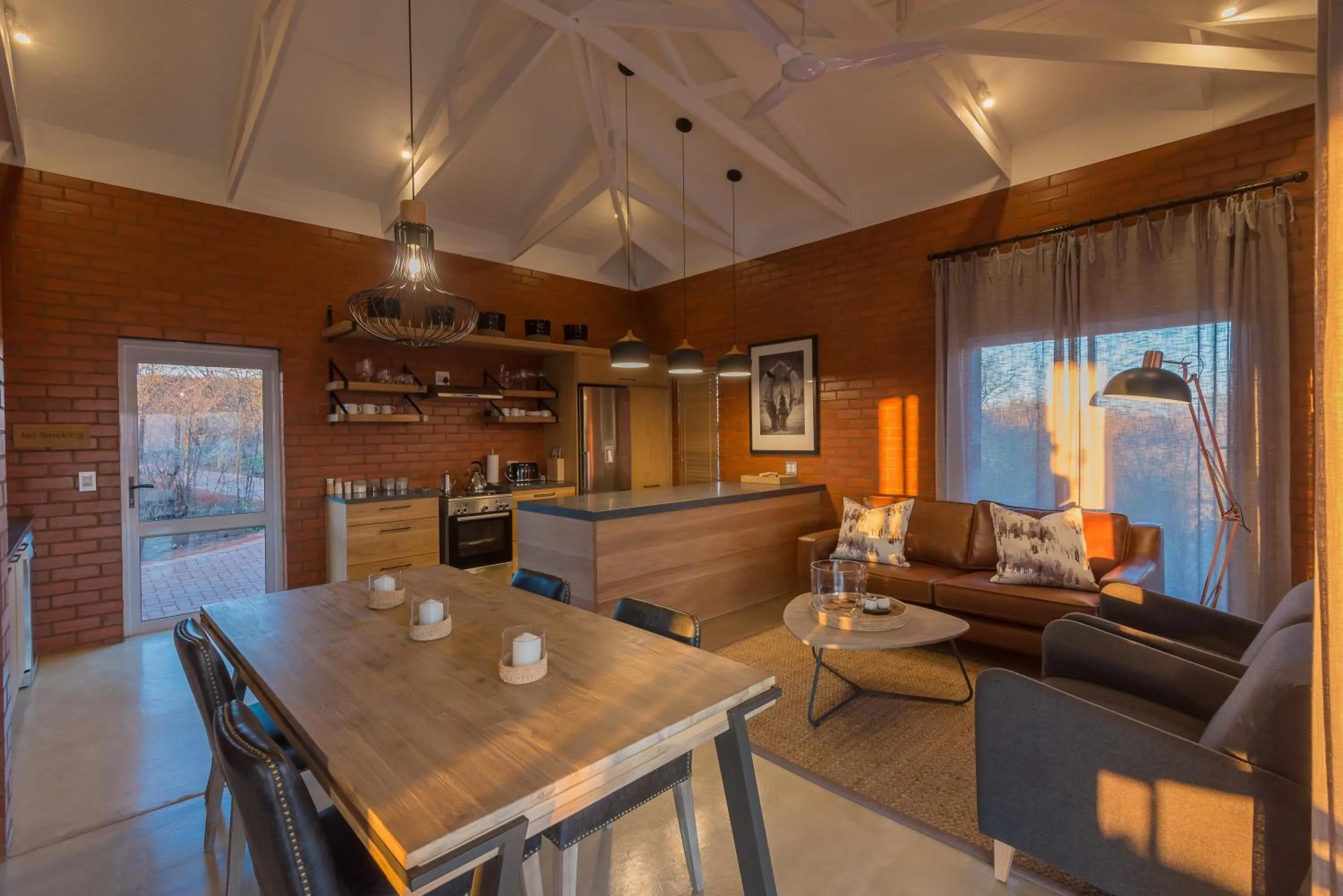 Seating area in Rockfig Lodge Madikwe