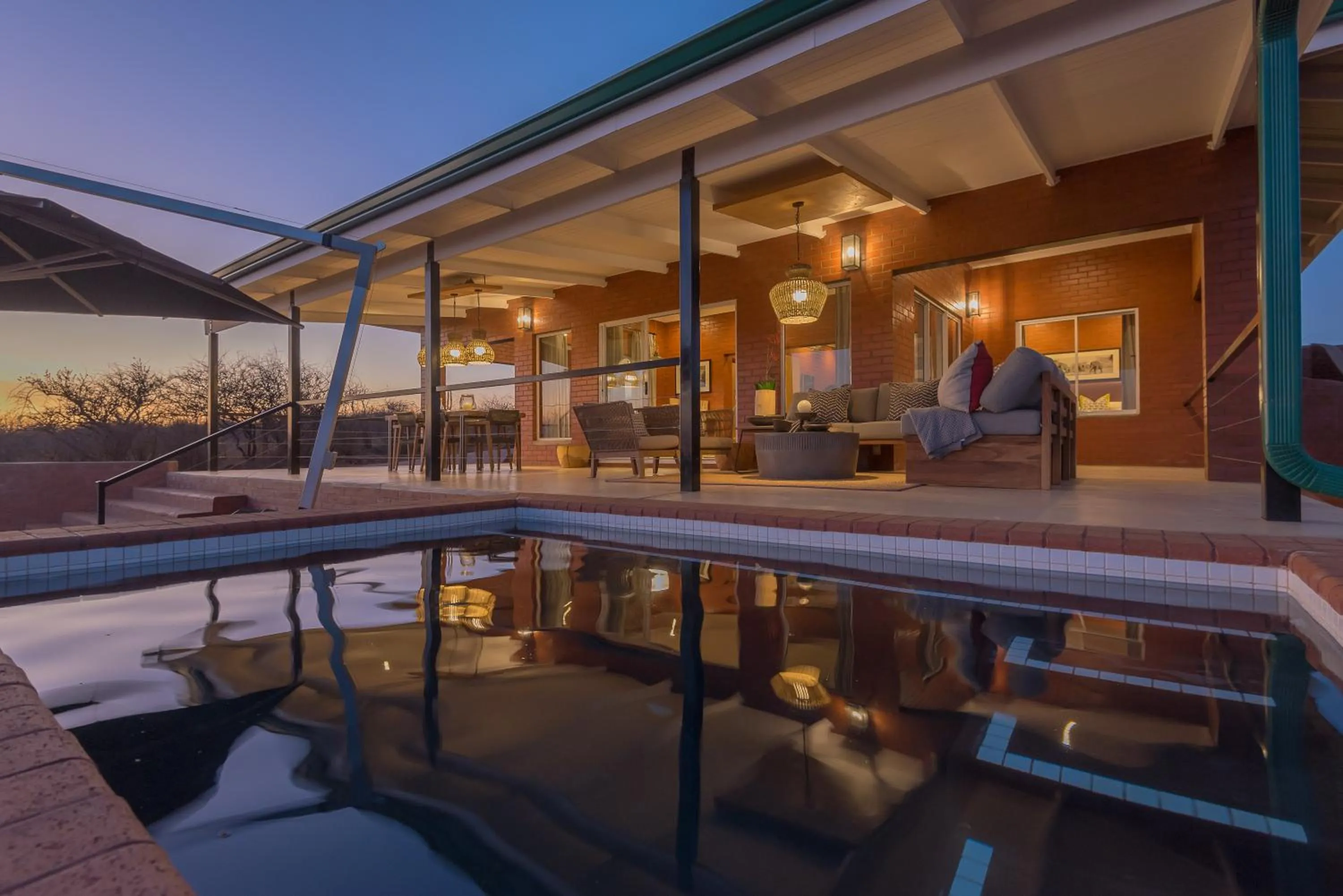 Swimming pool in Rockfig Lodge Madikwe