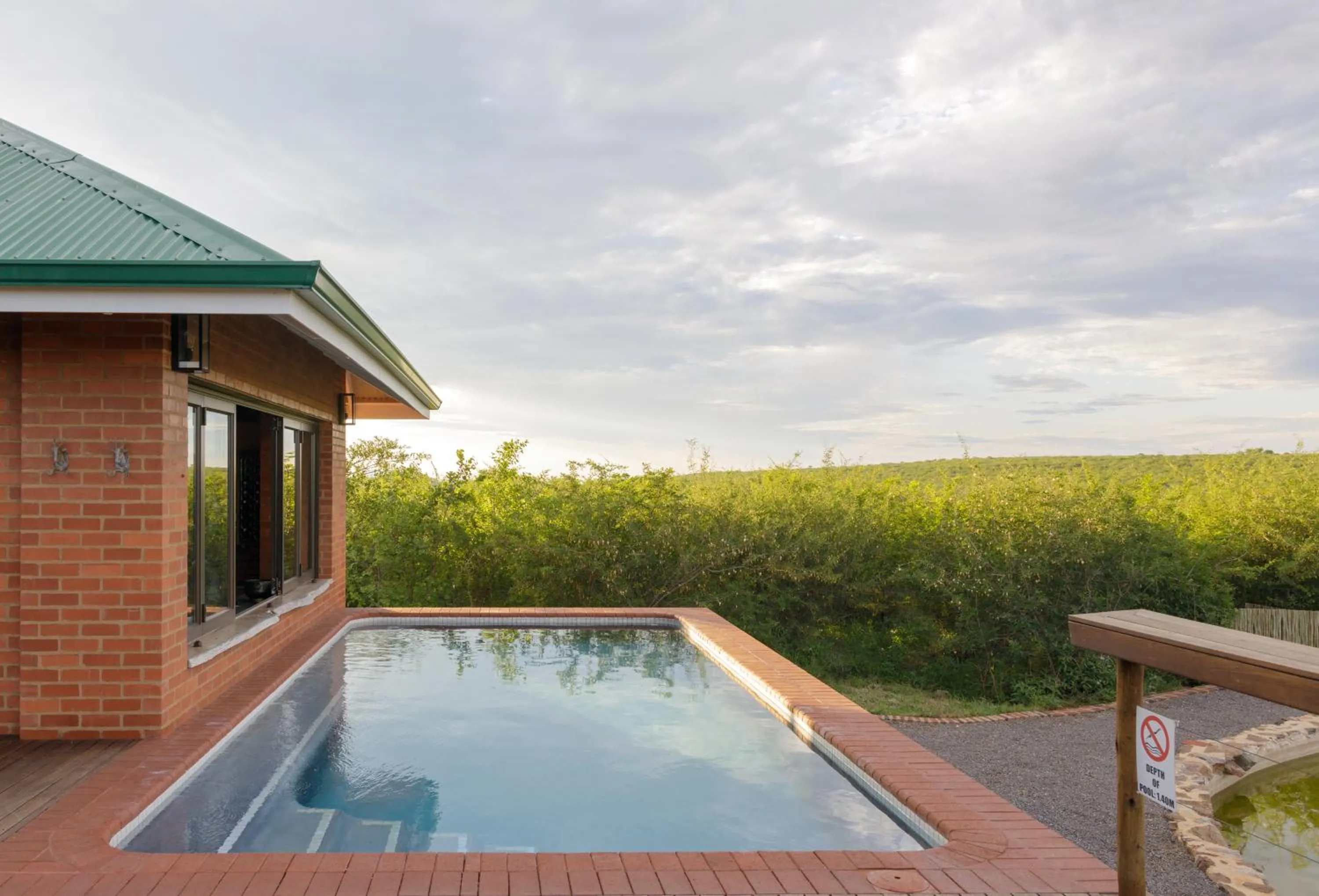 Swimming pool in Rockfig Lodge Madikwe