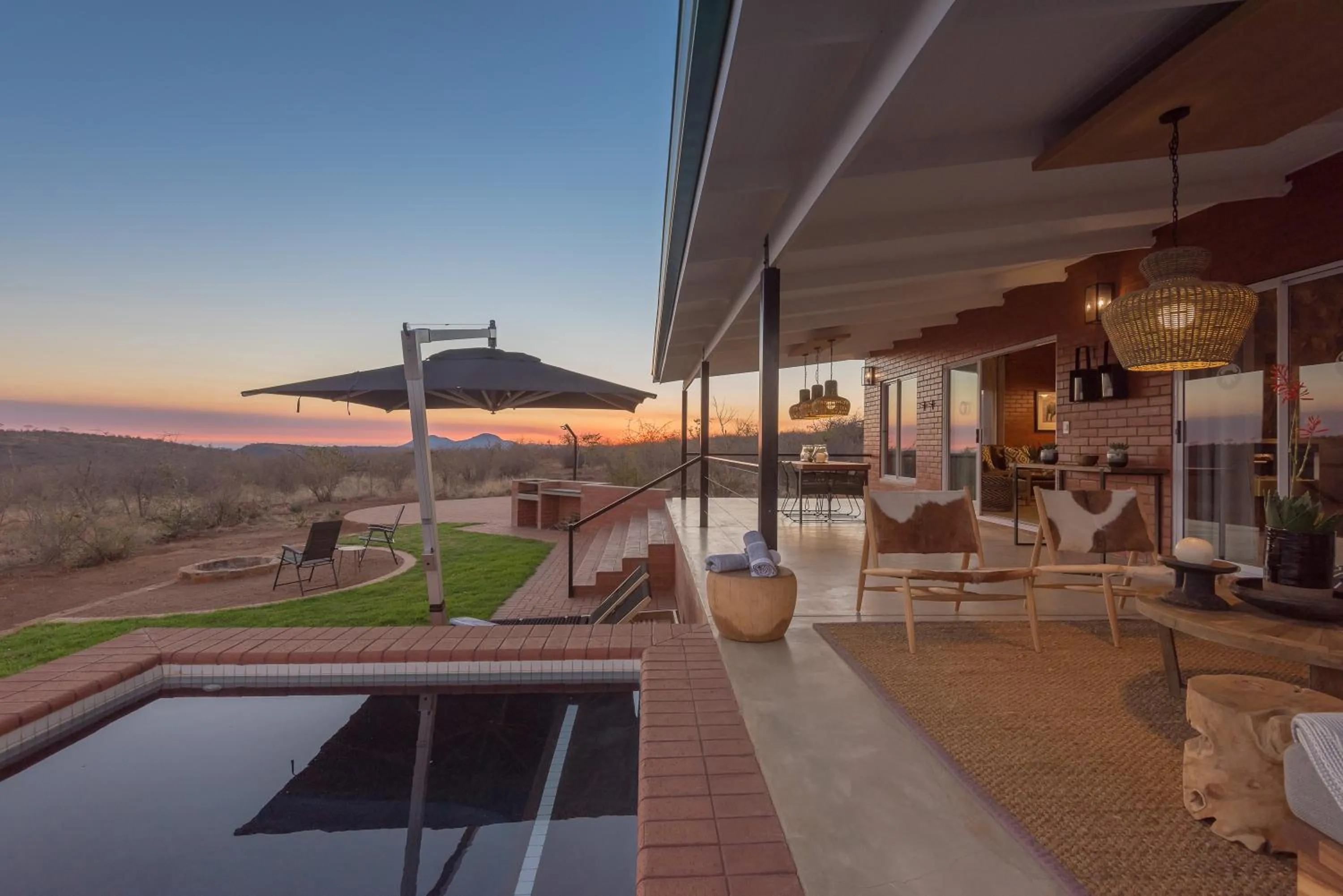 Patio in Rockfig Lodge Madikwe