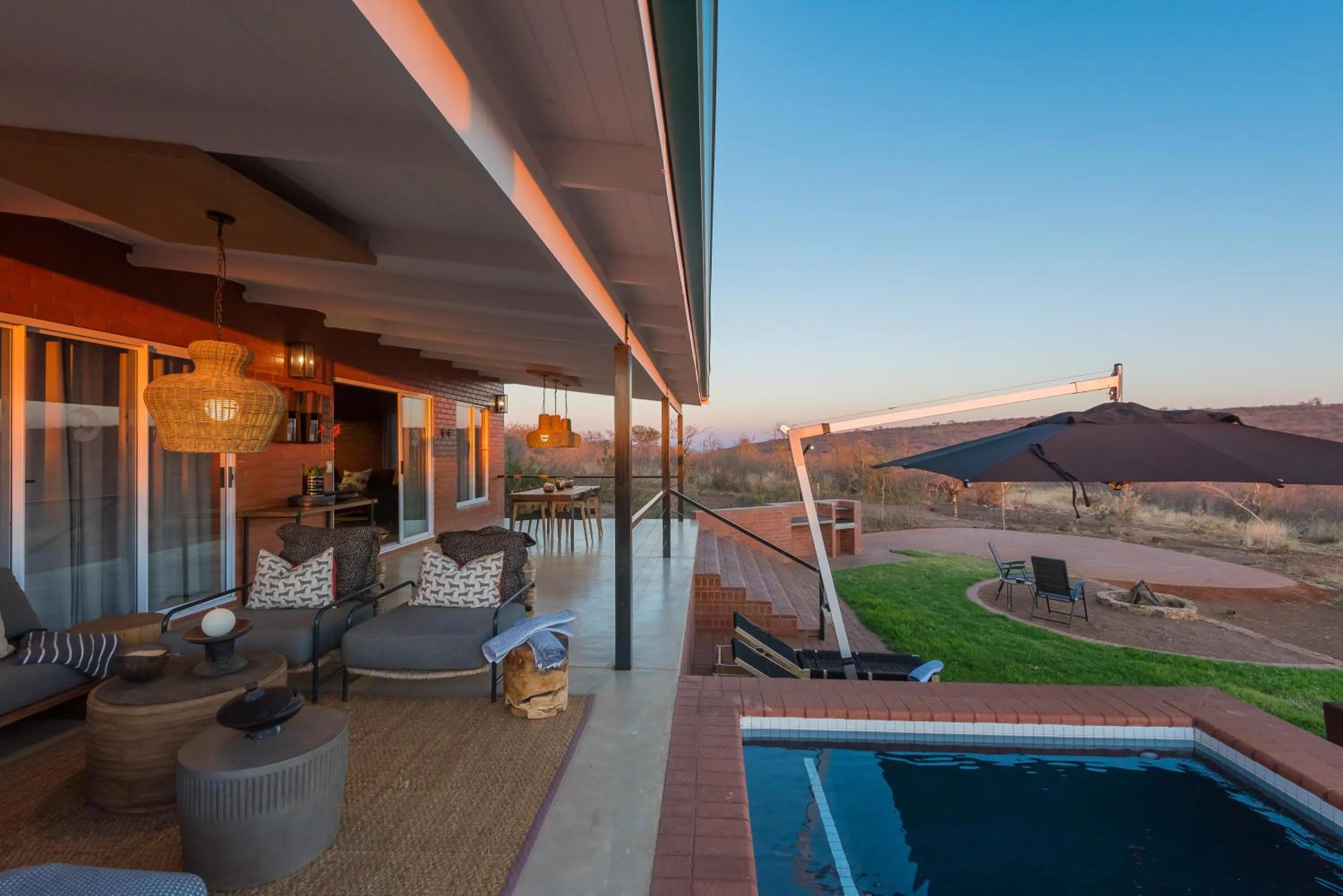 Natural landscape in Rockfig Lodge Madikwe