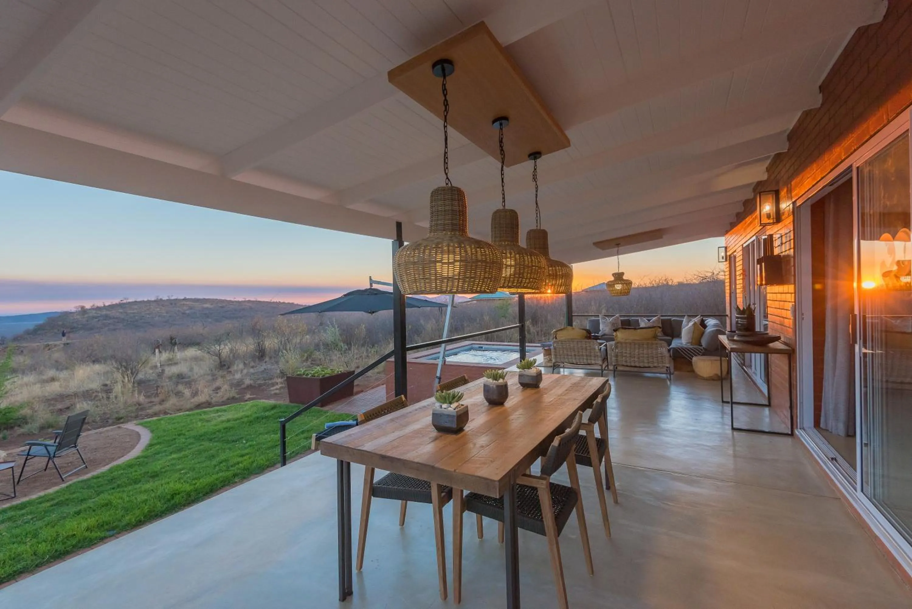 Patio in Rockfig Lodge Madikwe