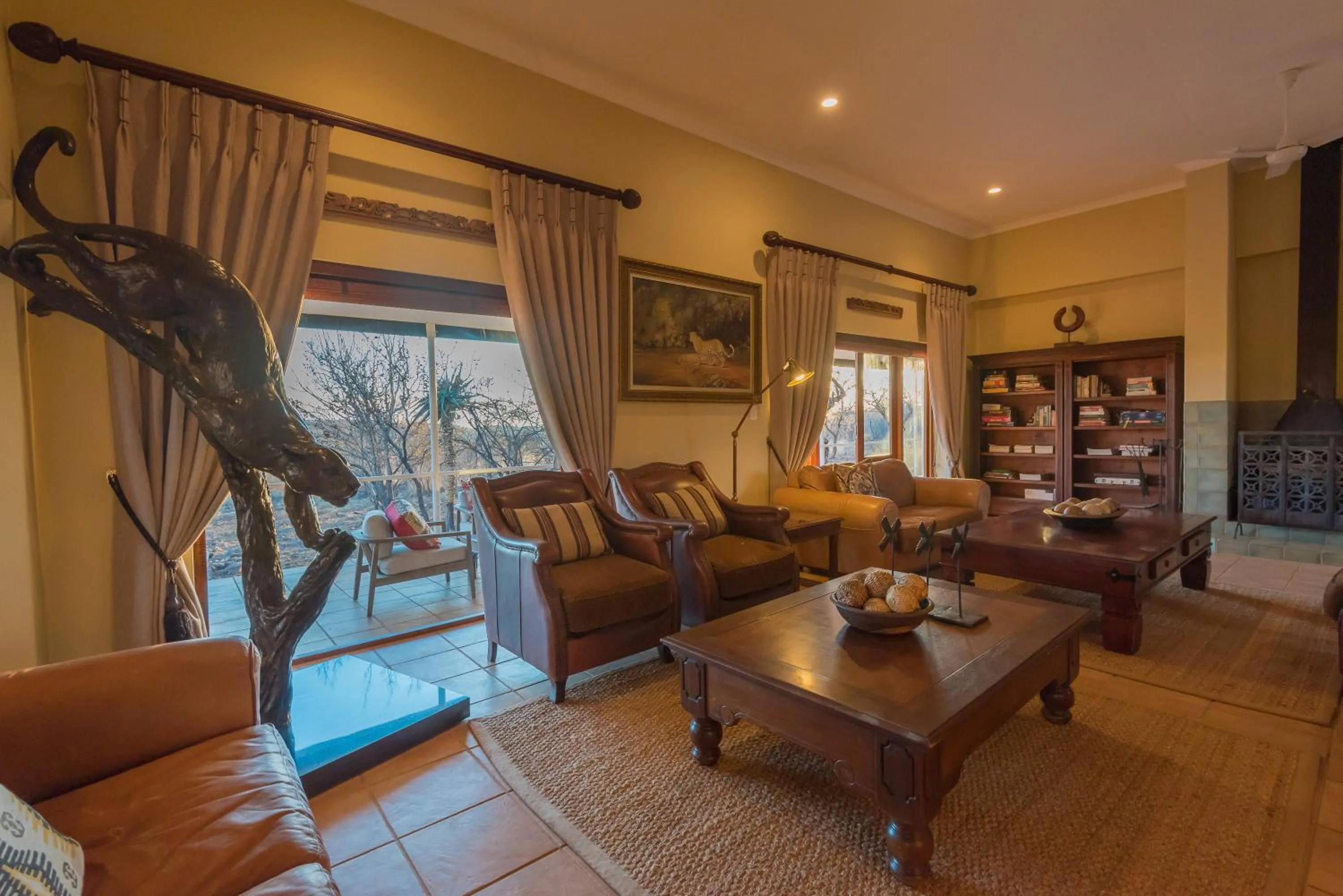 Living room in Rockfig Lodge Madikwe