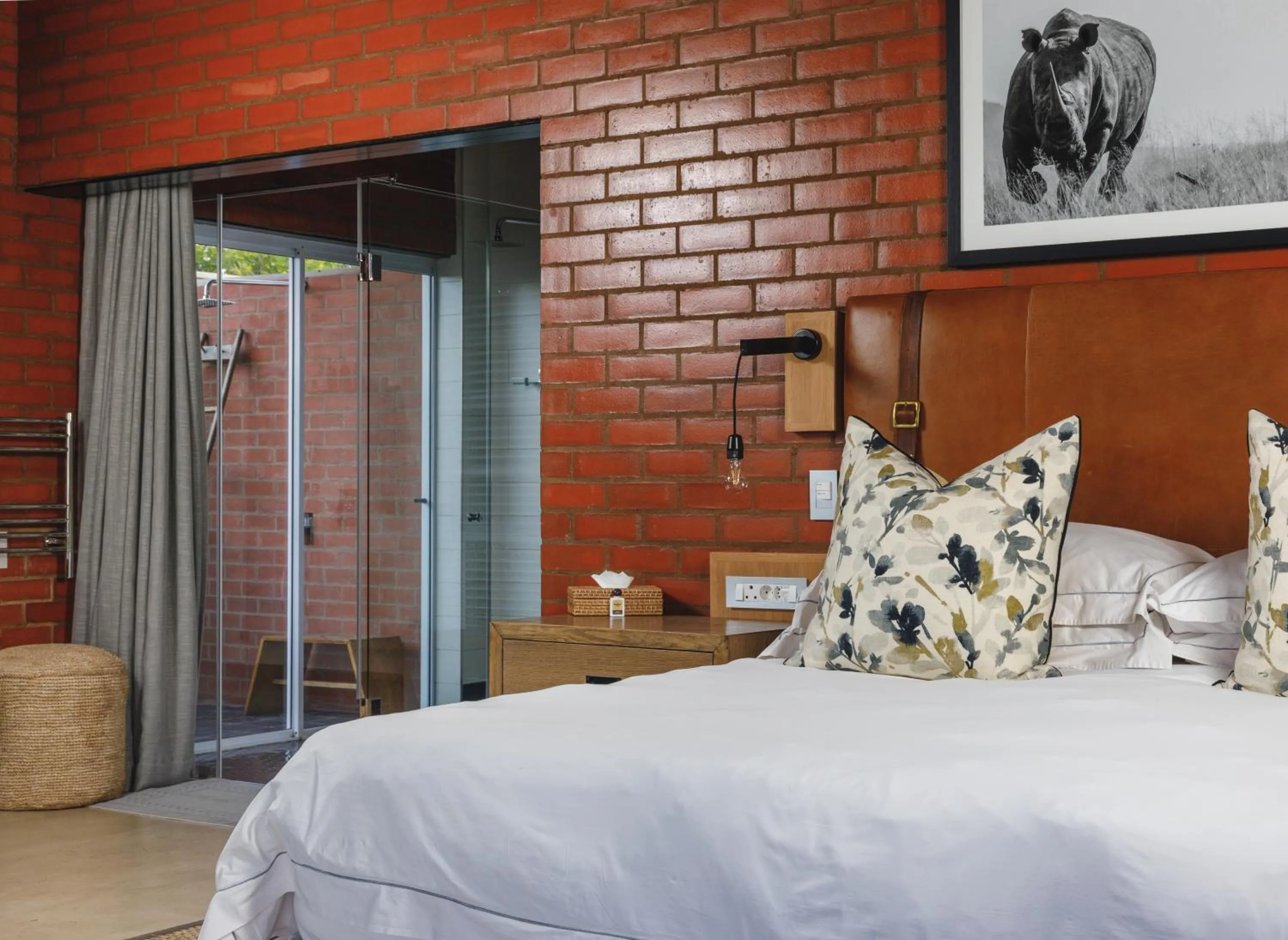 Bed in Rockfig Lodge Madikwe
