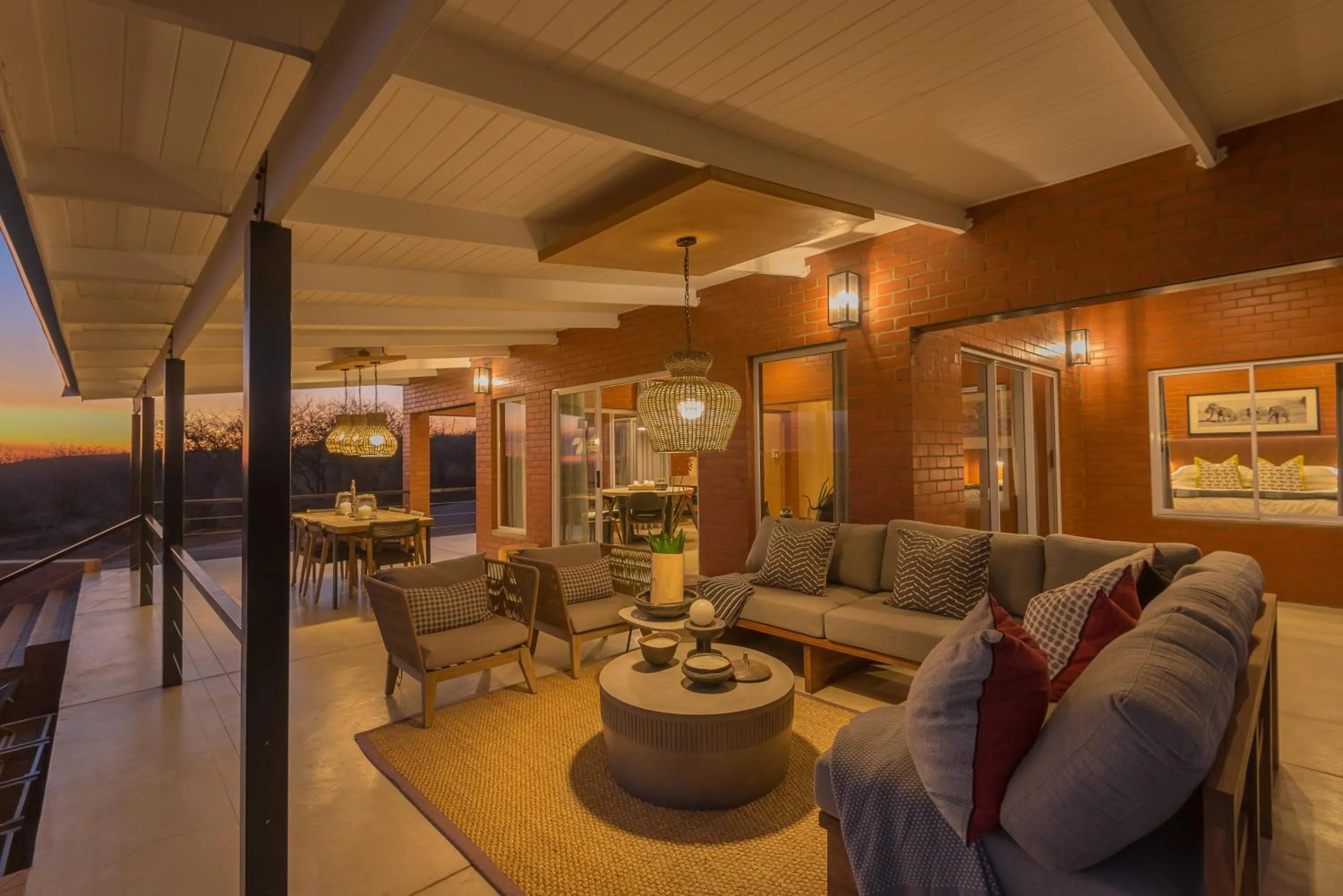 Patio in Rockfig Lodge Madikwe