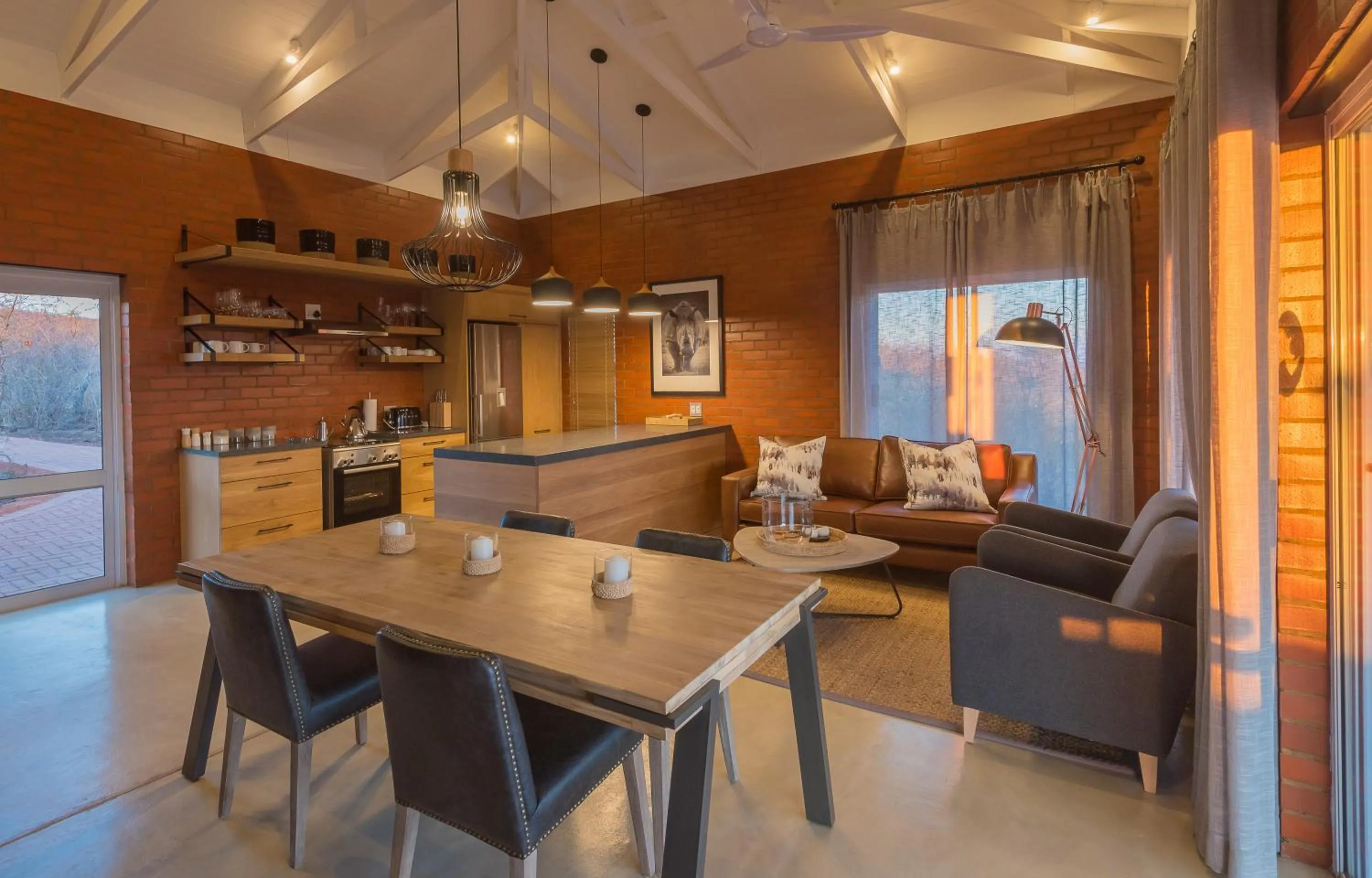 Seating area in Rockfig Lodge Madikwe