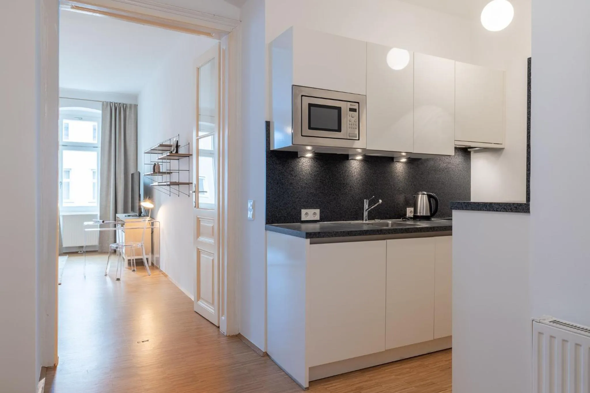 Kitchen or kitchenette in My Home in Vienna - Smart Apartments - Landstraße