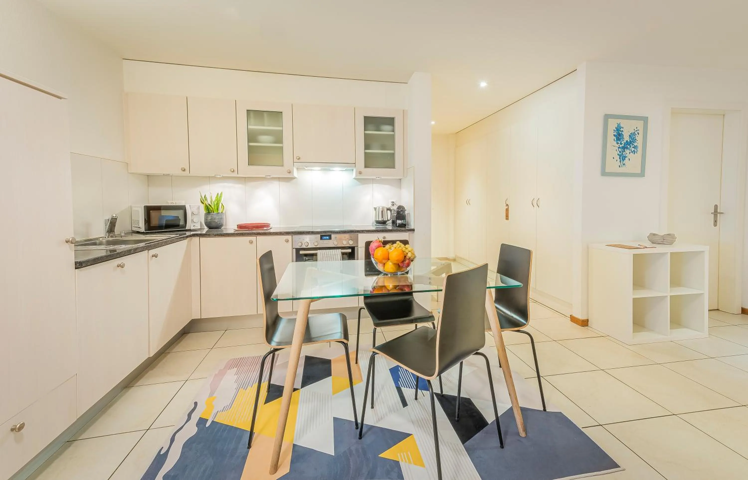 Kitchen or kitchenette in Los Lorentes Residences Bulle