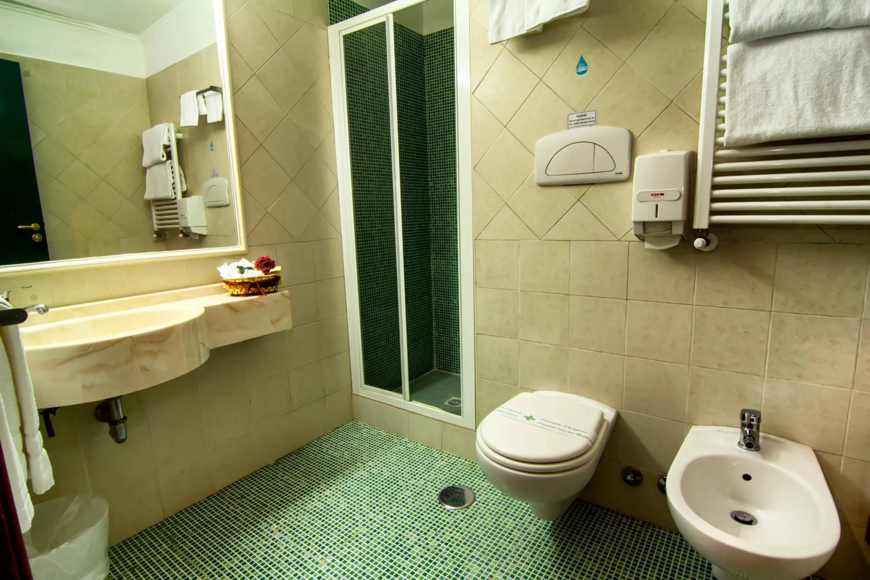Bathroom in Hotel degli Amici