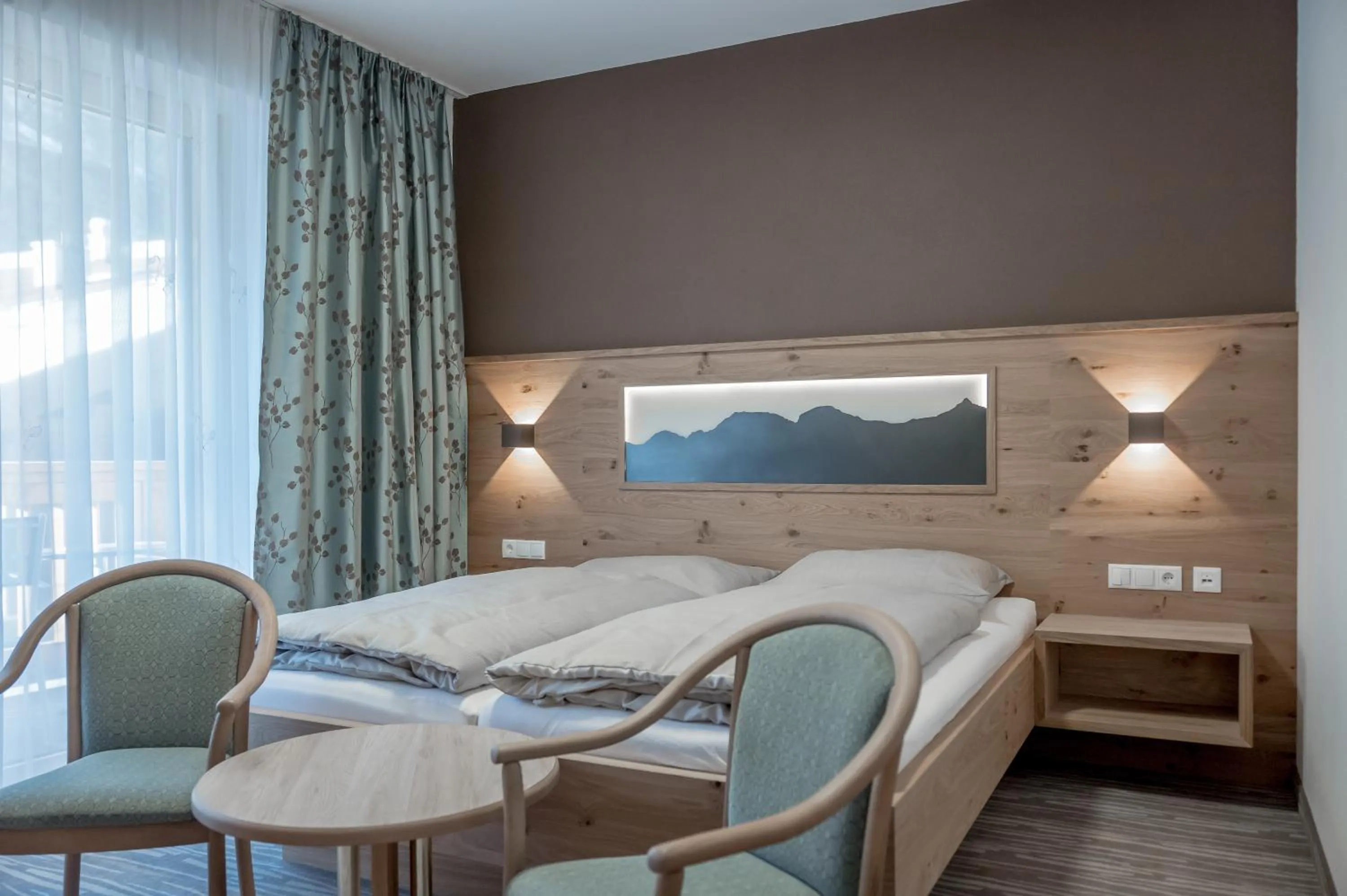 Bed in Hotel Mathiesn