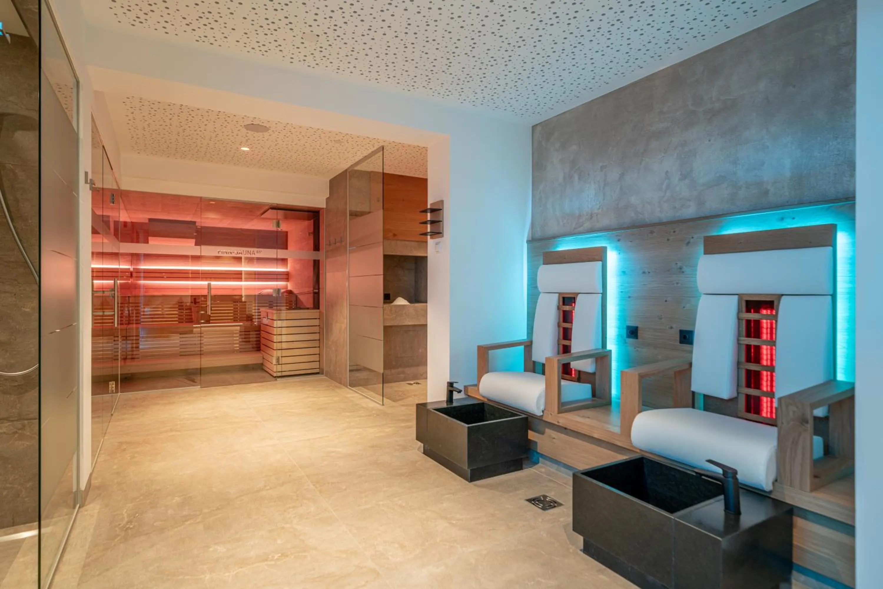 Spa and wellness centre/facilities in Hotel Mathiesn