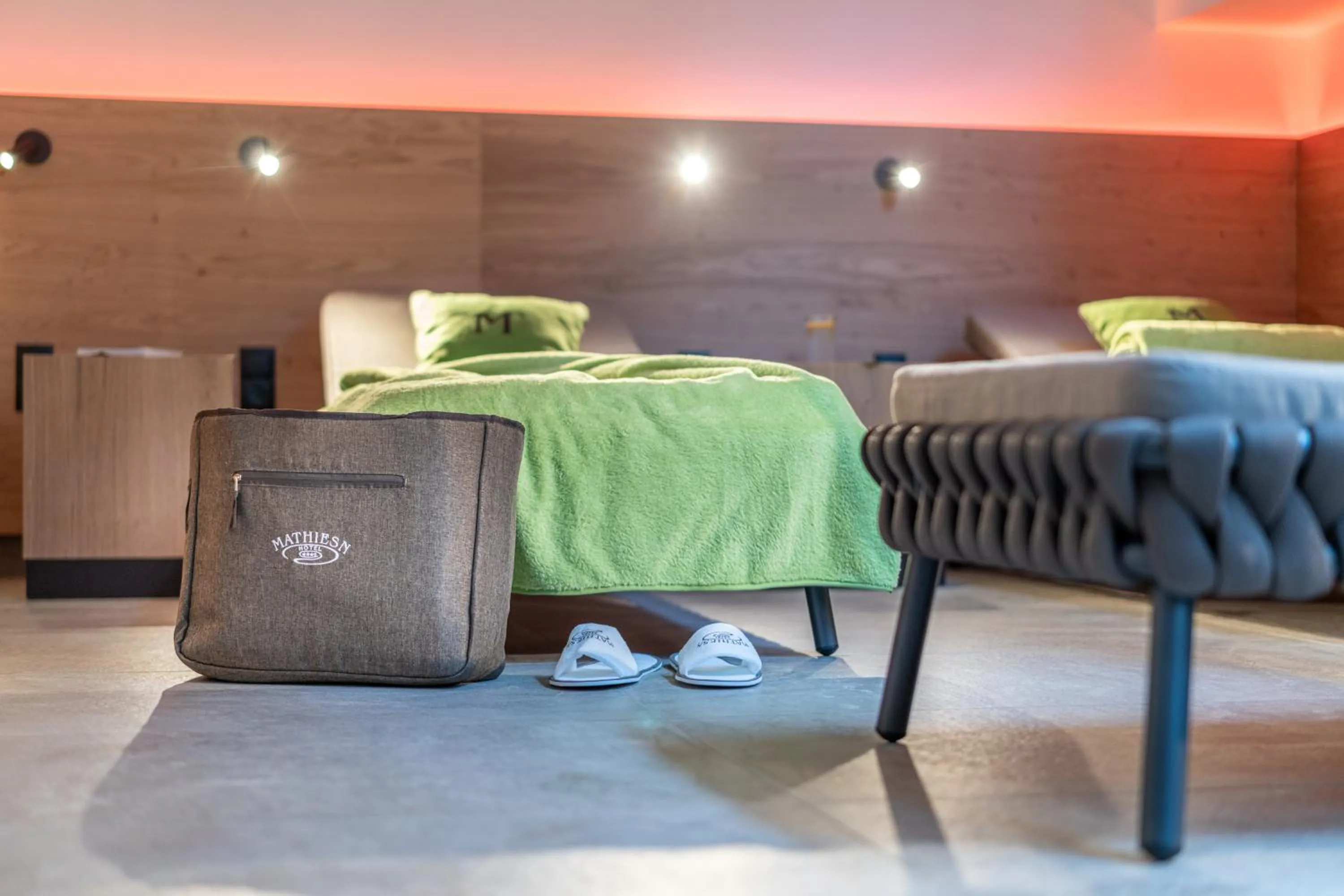 Spa and wellness centre/facilities, Bed in Hotel Mathiesn