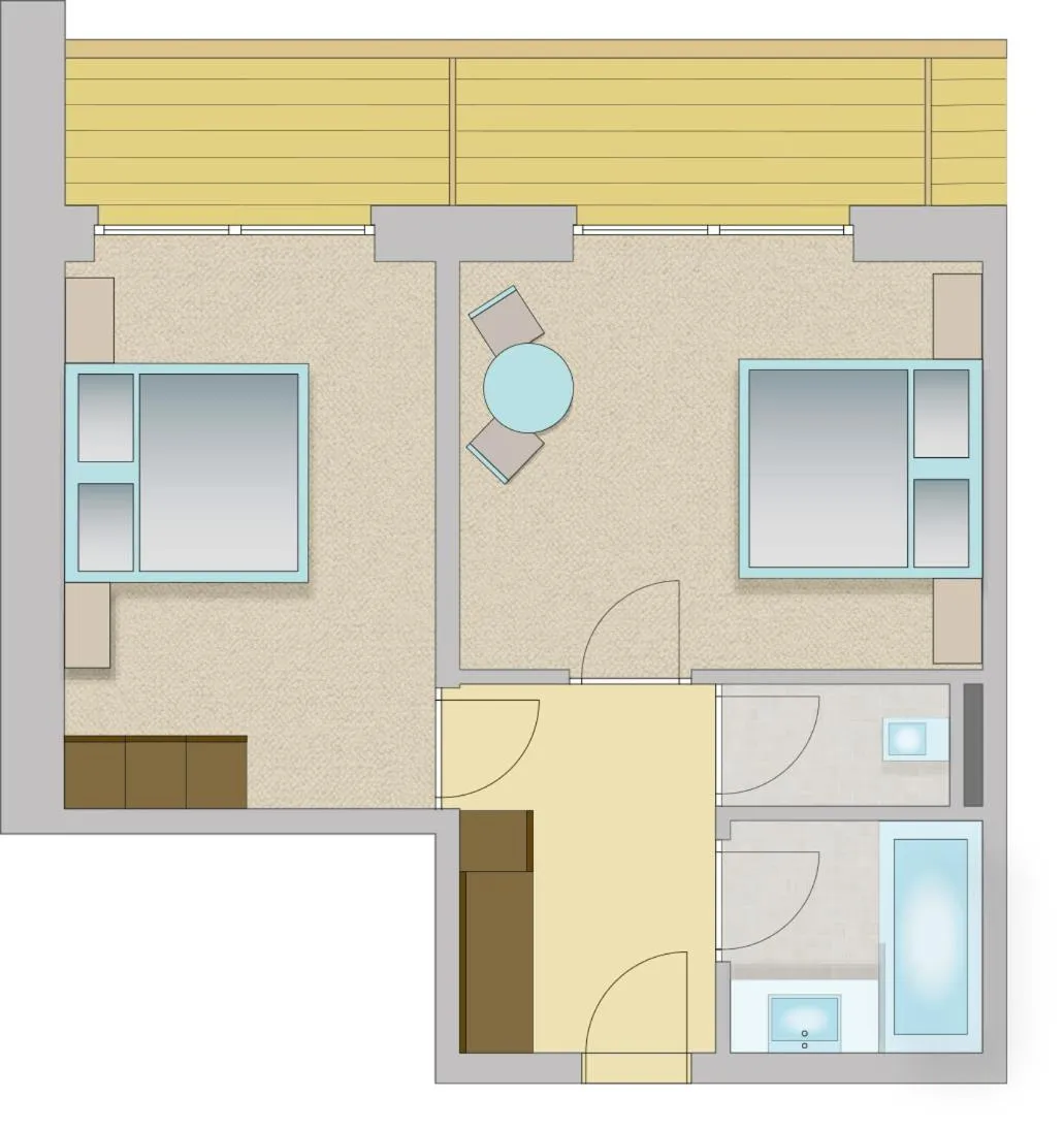 Floor plan in Hotel Mathiesn