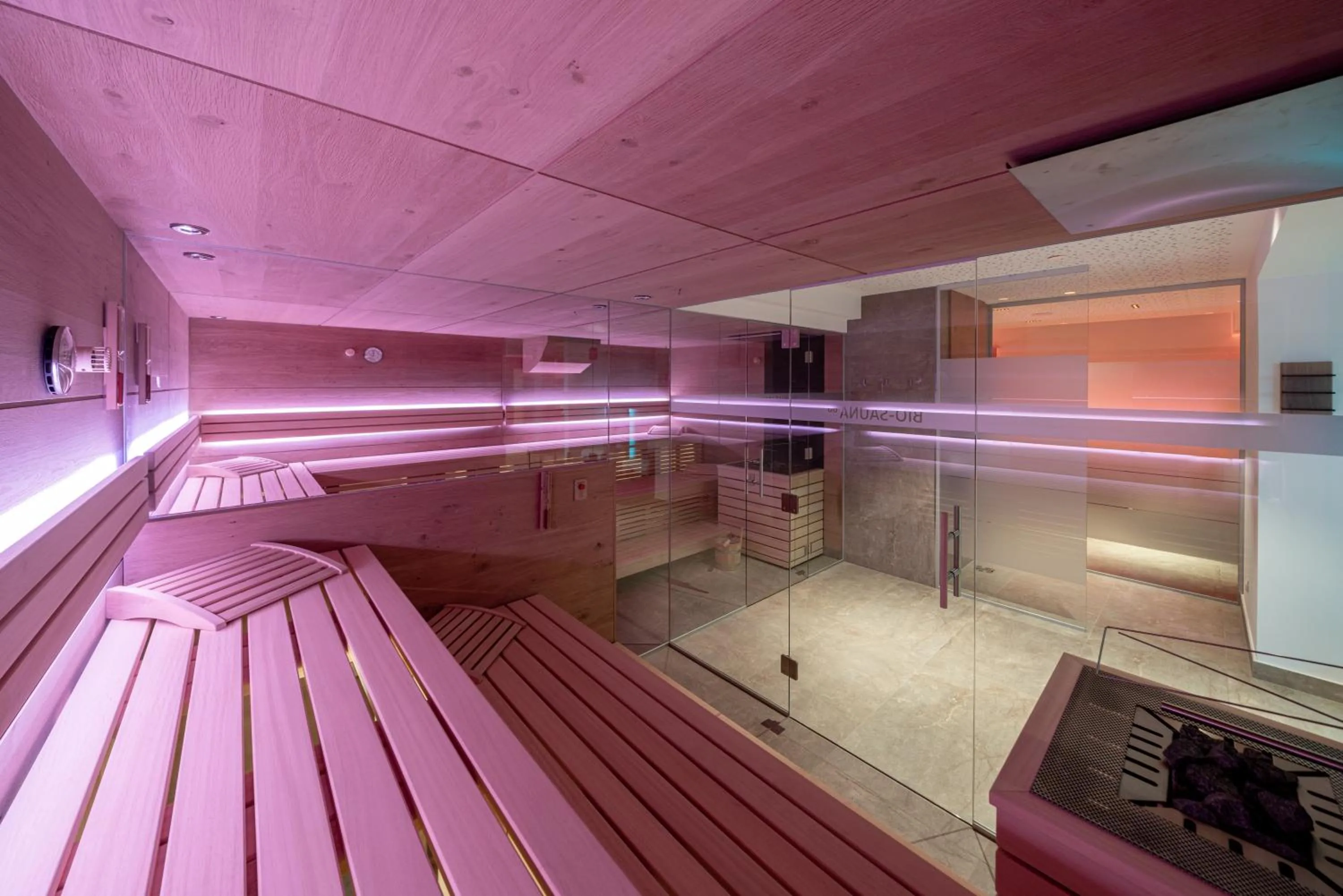 Sauna in Hotel Mathiesn