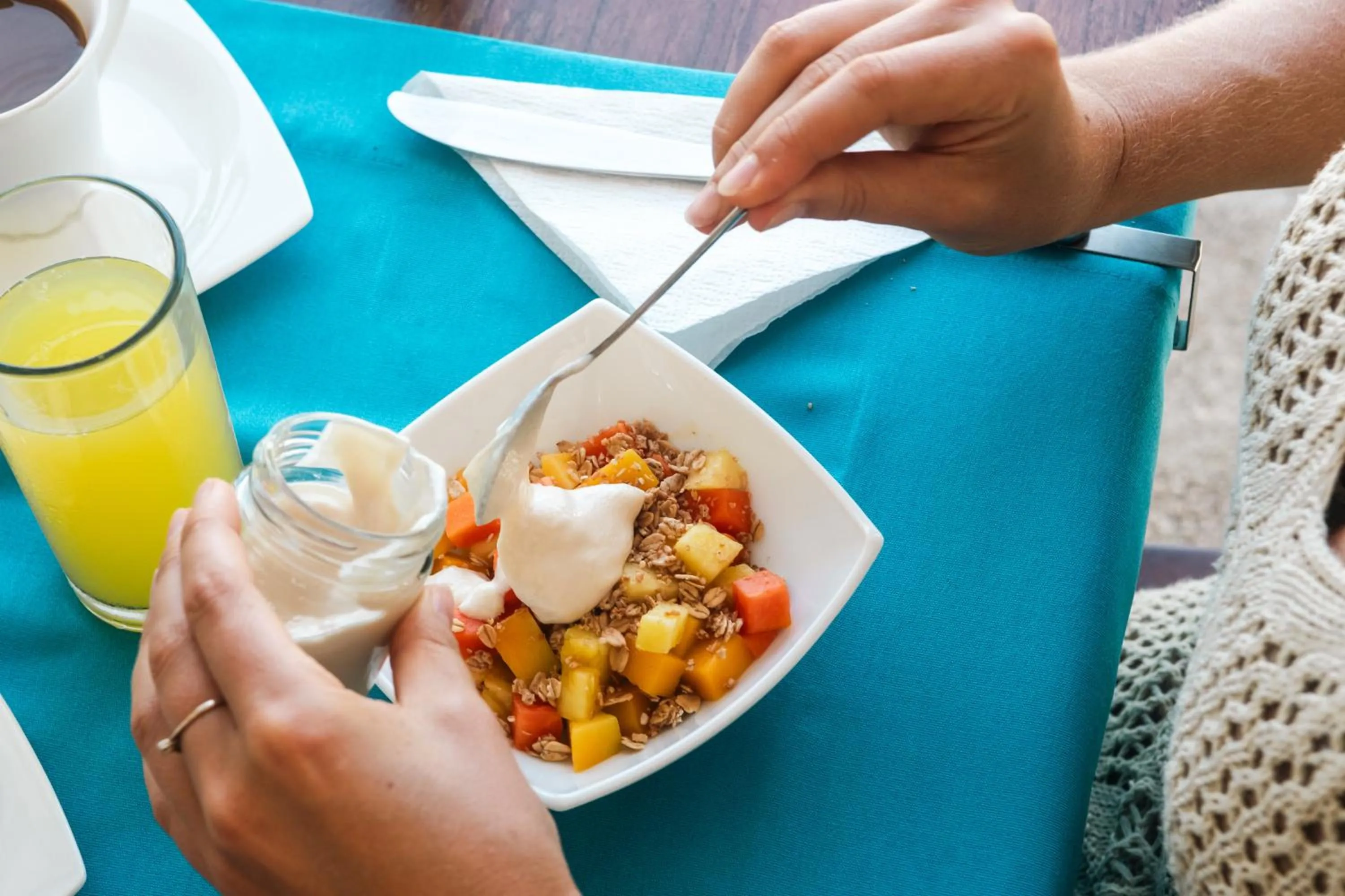 Breakfast in Mikado Natural Lodge