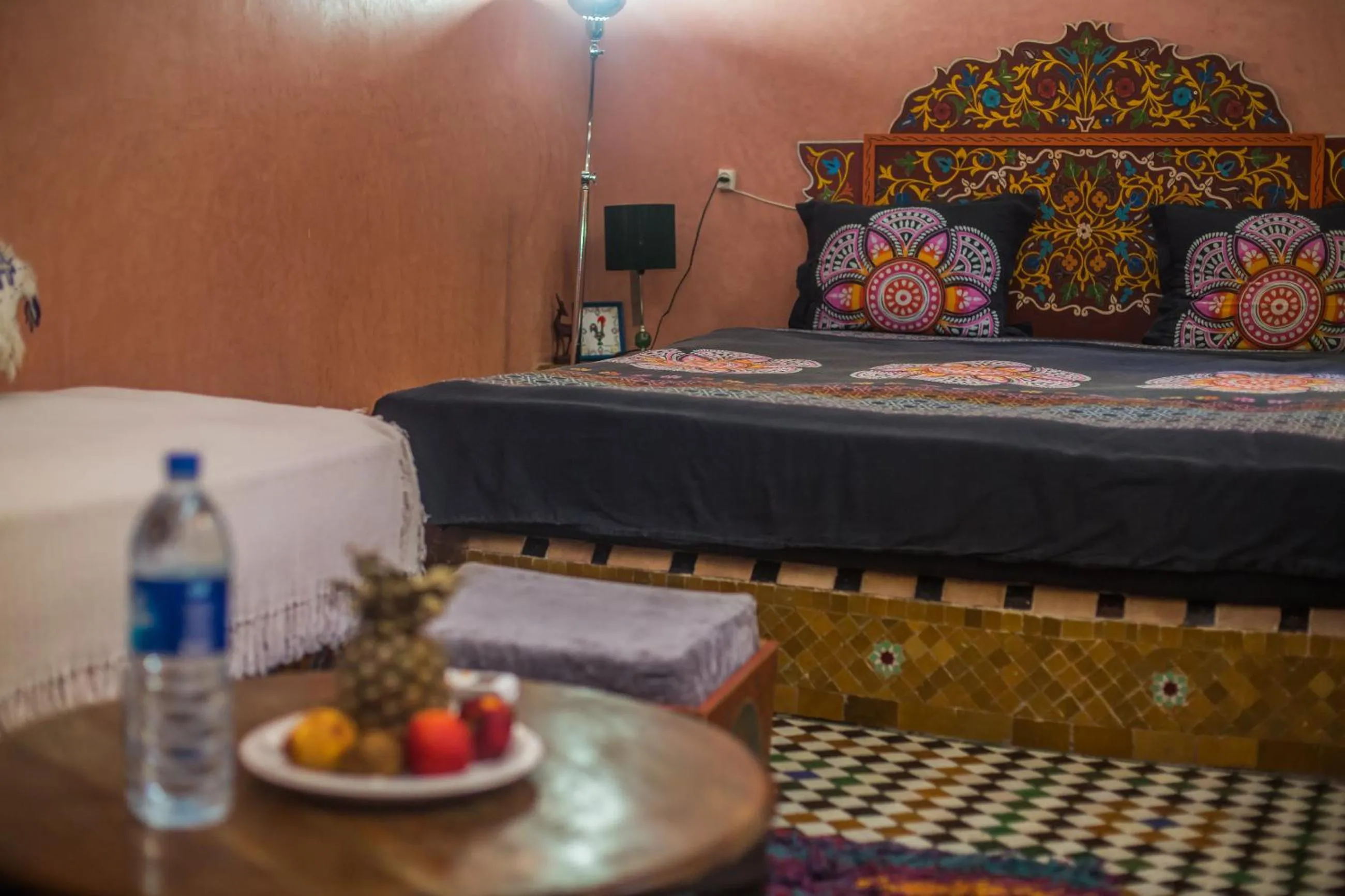 Bed in Riad L'Artiste