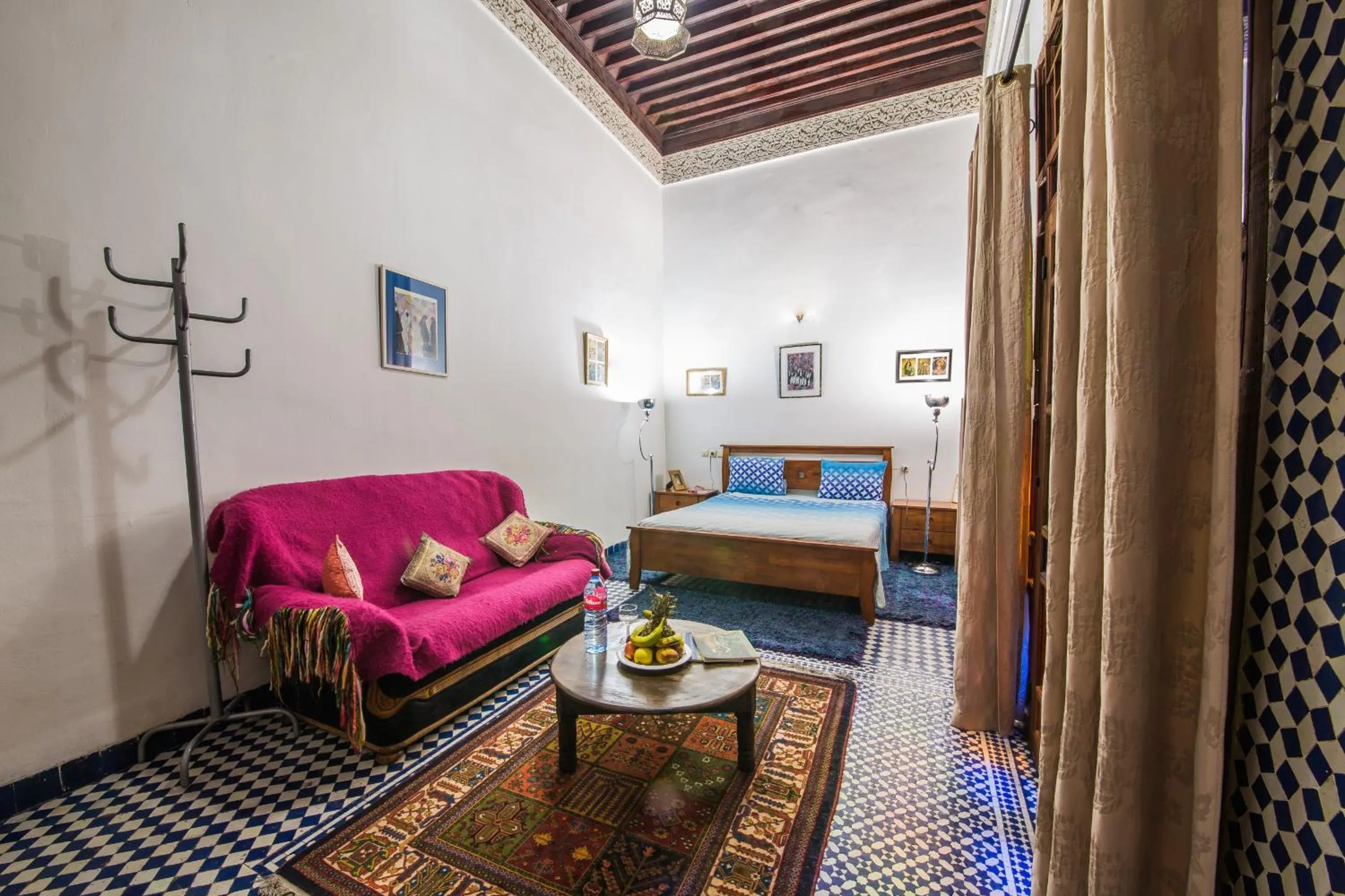 Bed in Riad L'Artiste