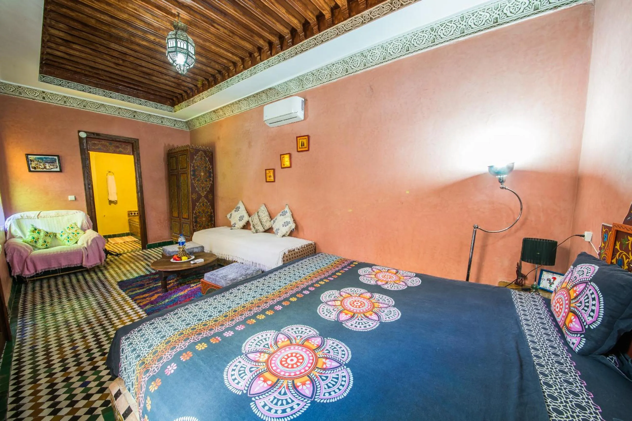 Bed in Riad L'Artiste