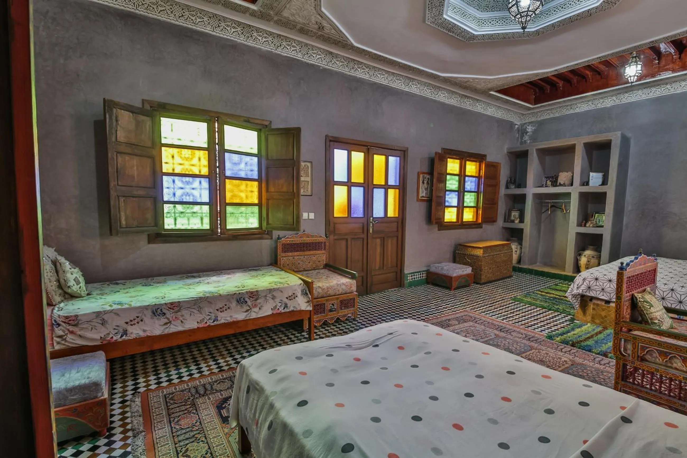 Bed in Riad L'Artiste
