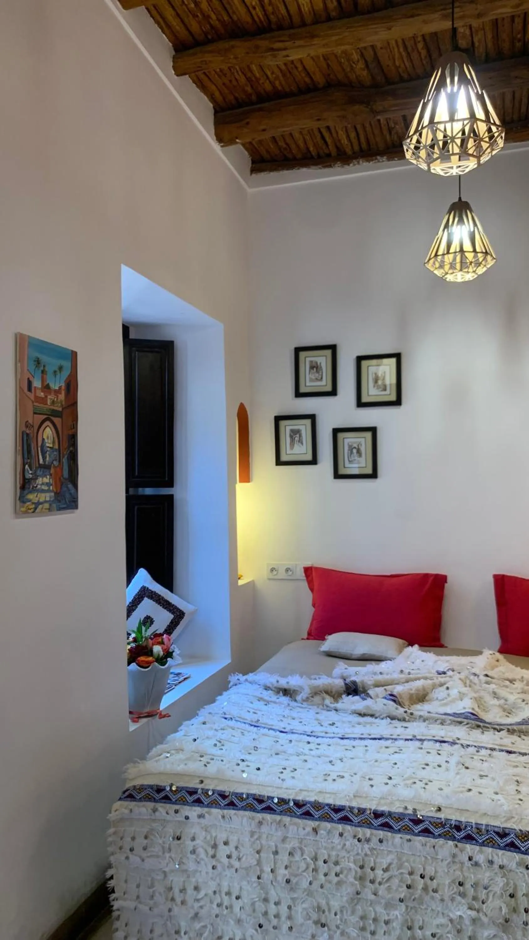 Bedroom, Bed in Riad Boussa