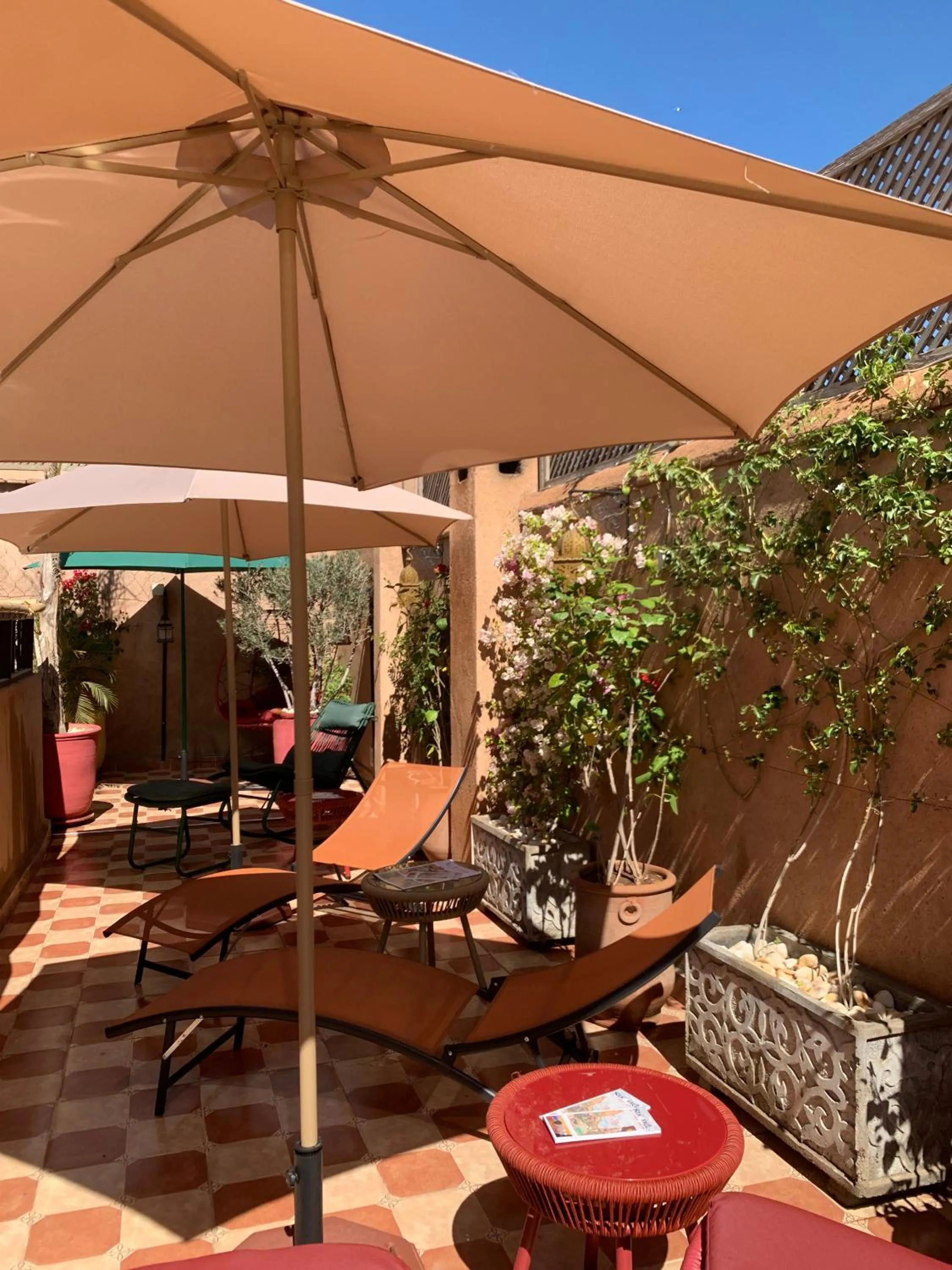 Balcony/Terrace in Riad Boussa