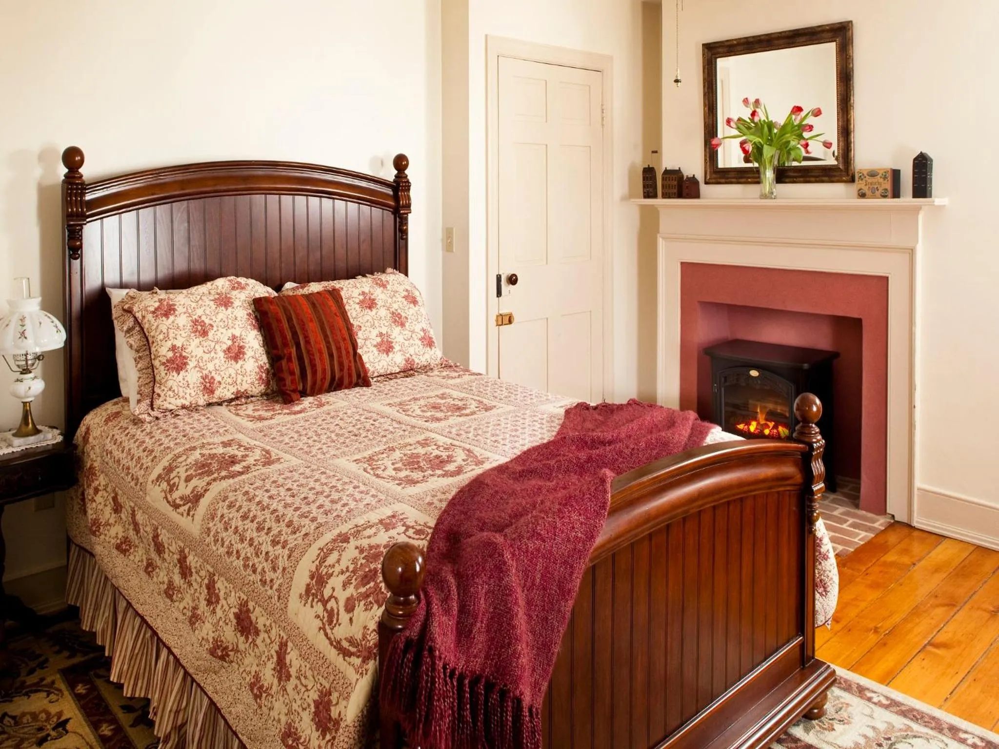 Bed in Brickhouse Inn B&B