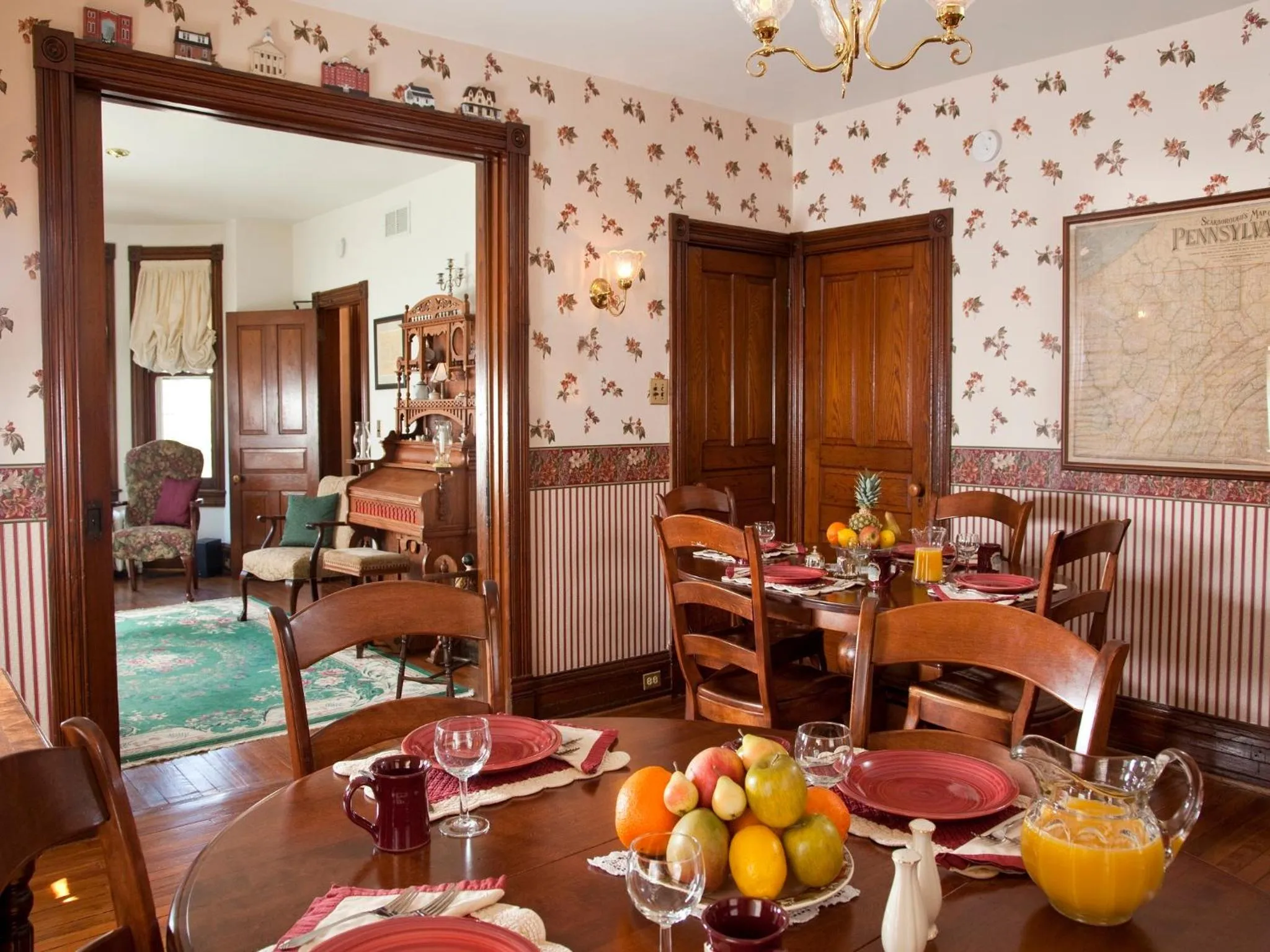 Restaurant/places to eat in Brickhouse Inn B&B